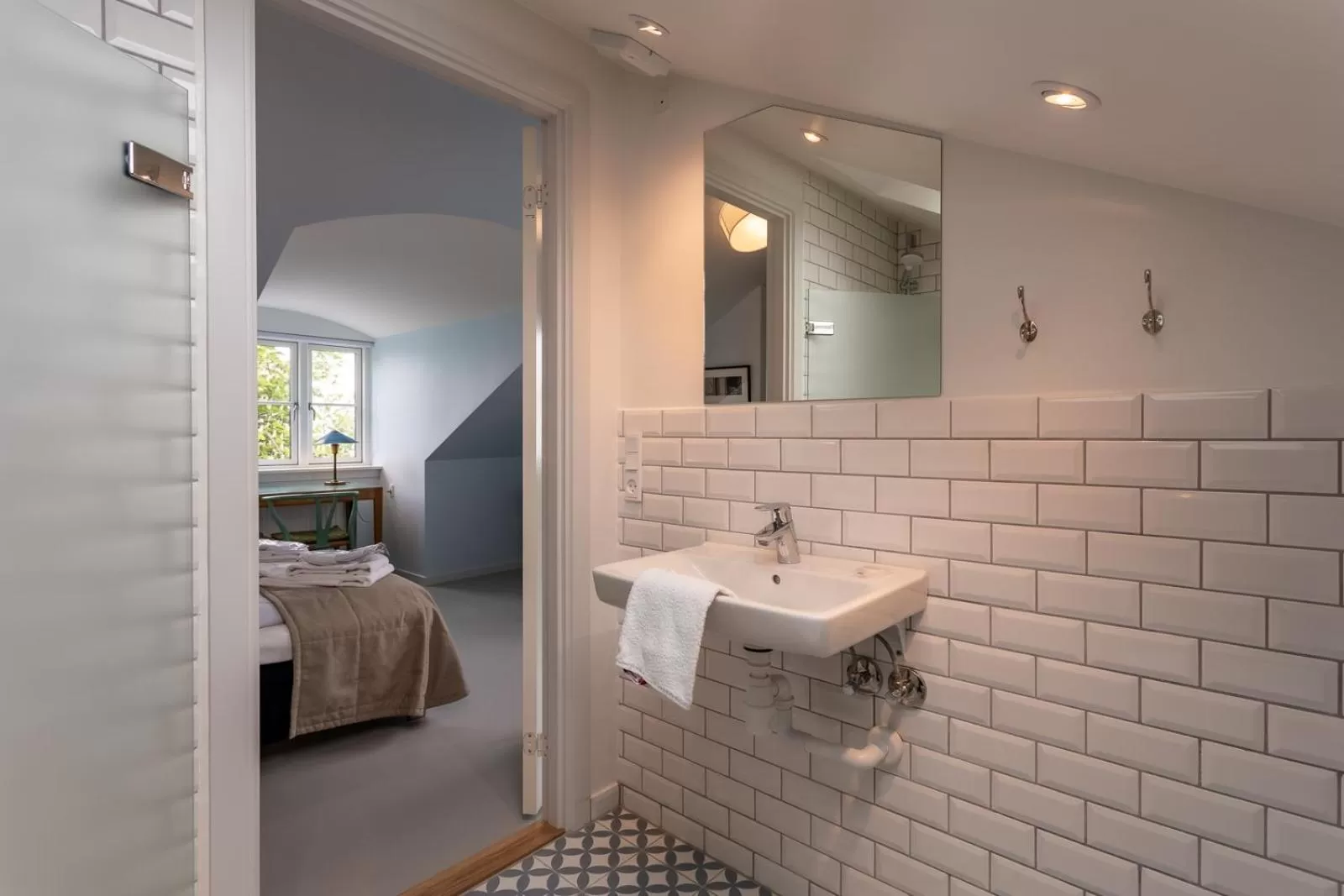 Bathroom in Rødvig Kro og Badehotel