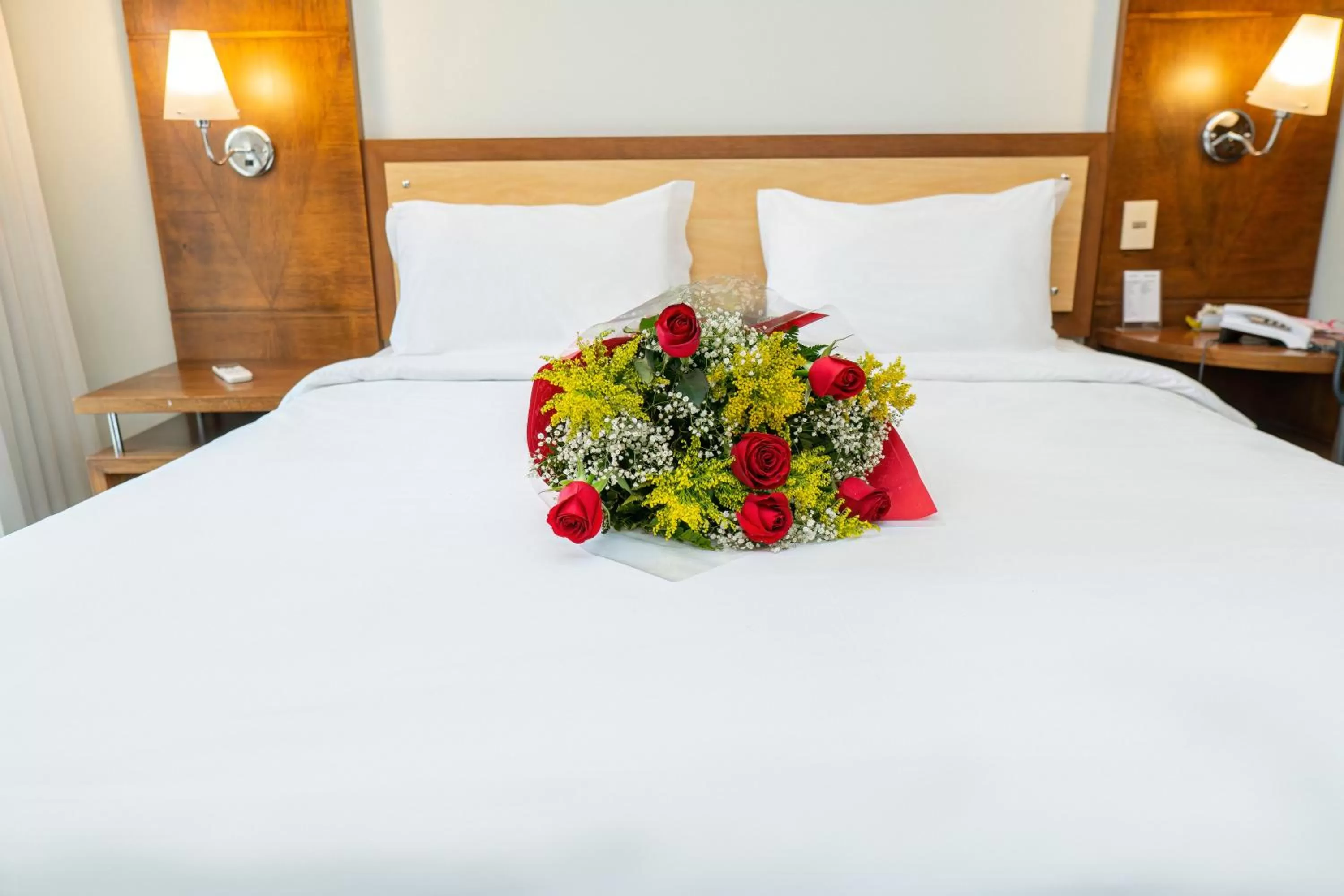 Bed in Mercure Jaragua do Sul