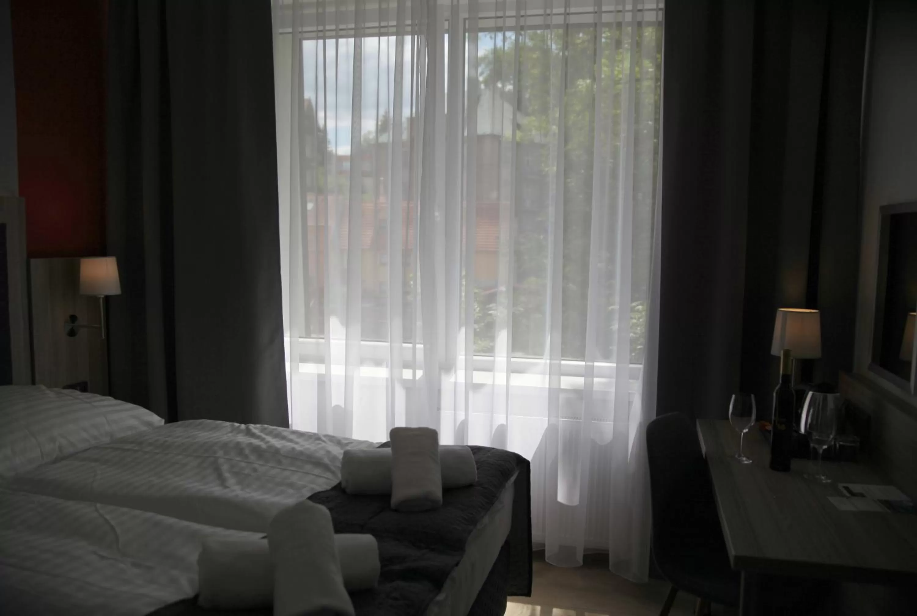 View (from property/room), Bed in Hotel CK Park