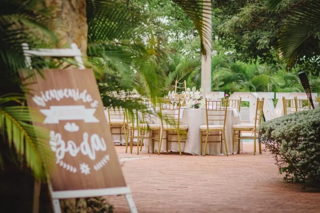Garden view in Porto Bello Hotel Boutique