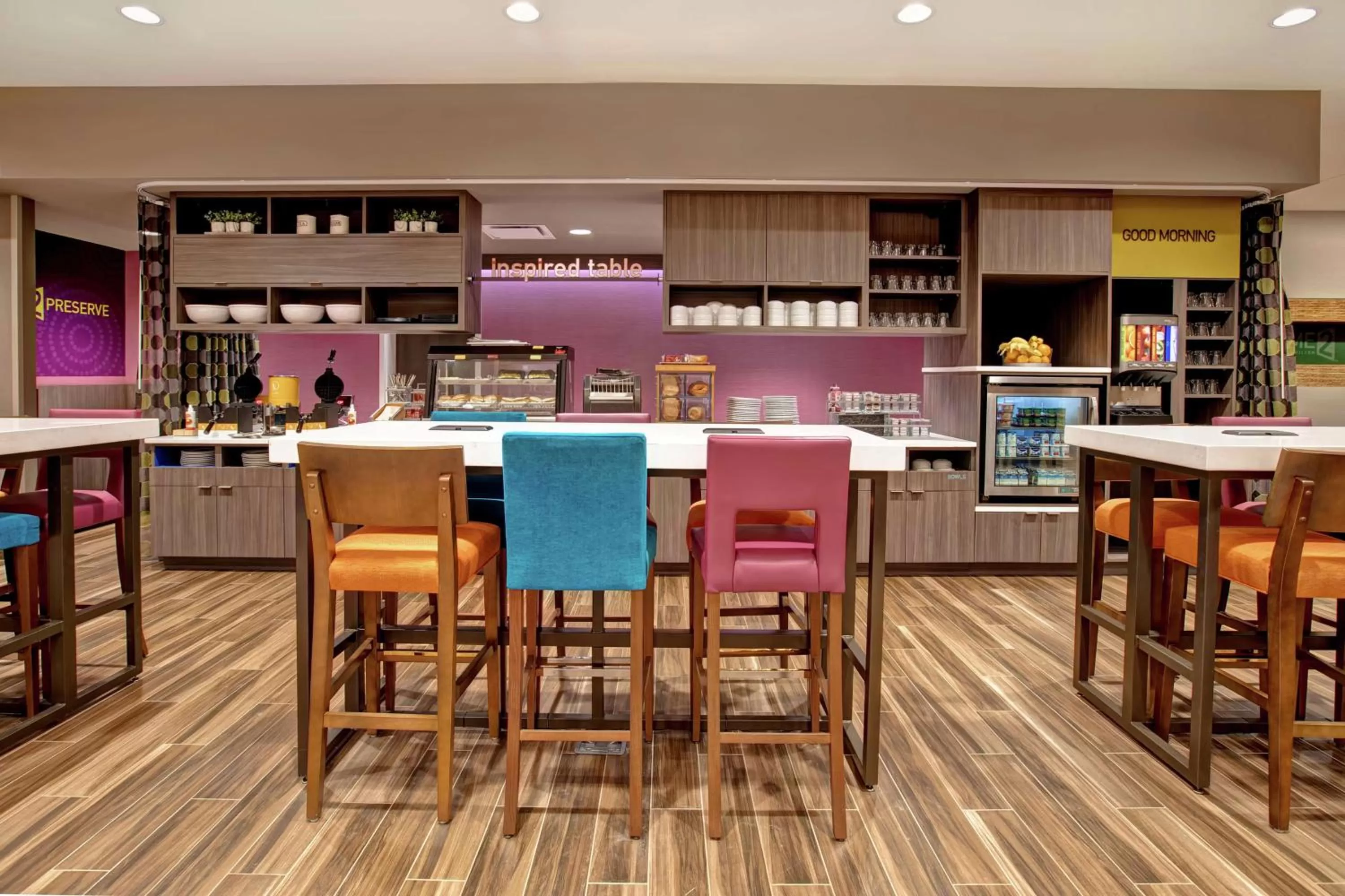 Breakfast in Home2 Suites By Hilton Charlotte Uptown