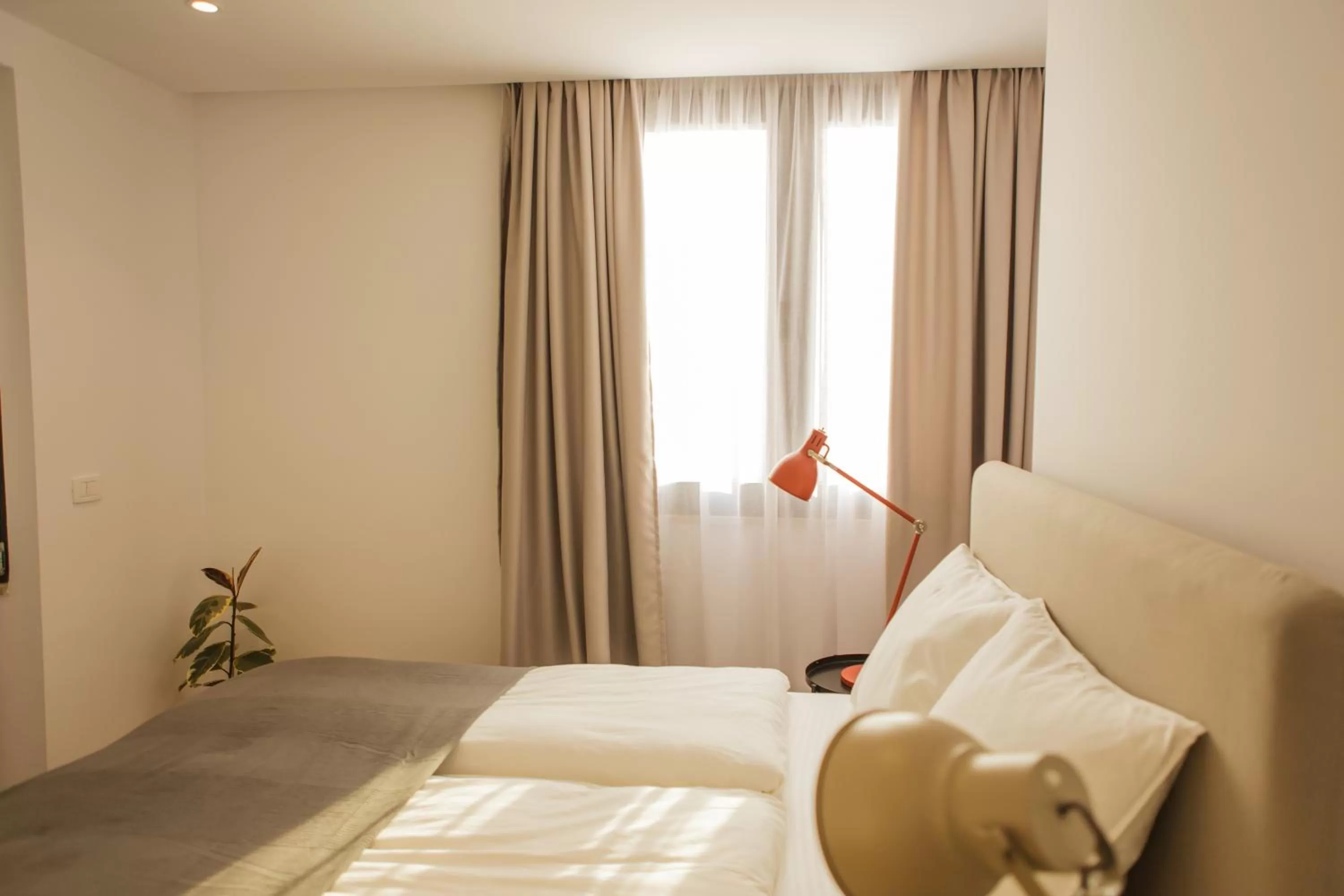 Bedroom, Bed in Rooftop Tirana