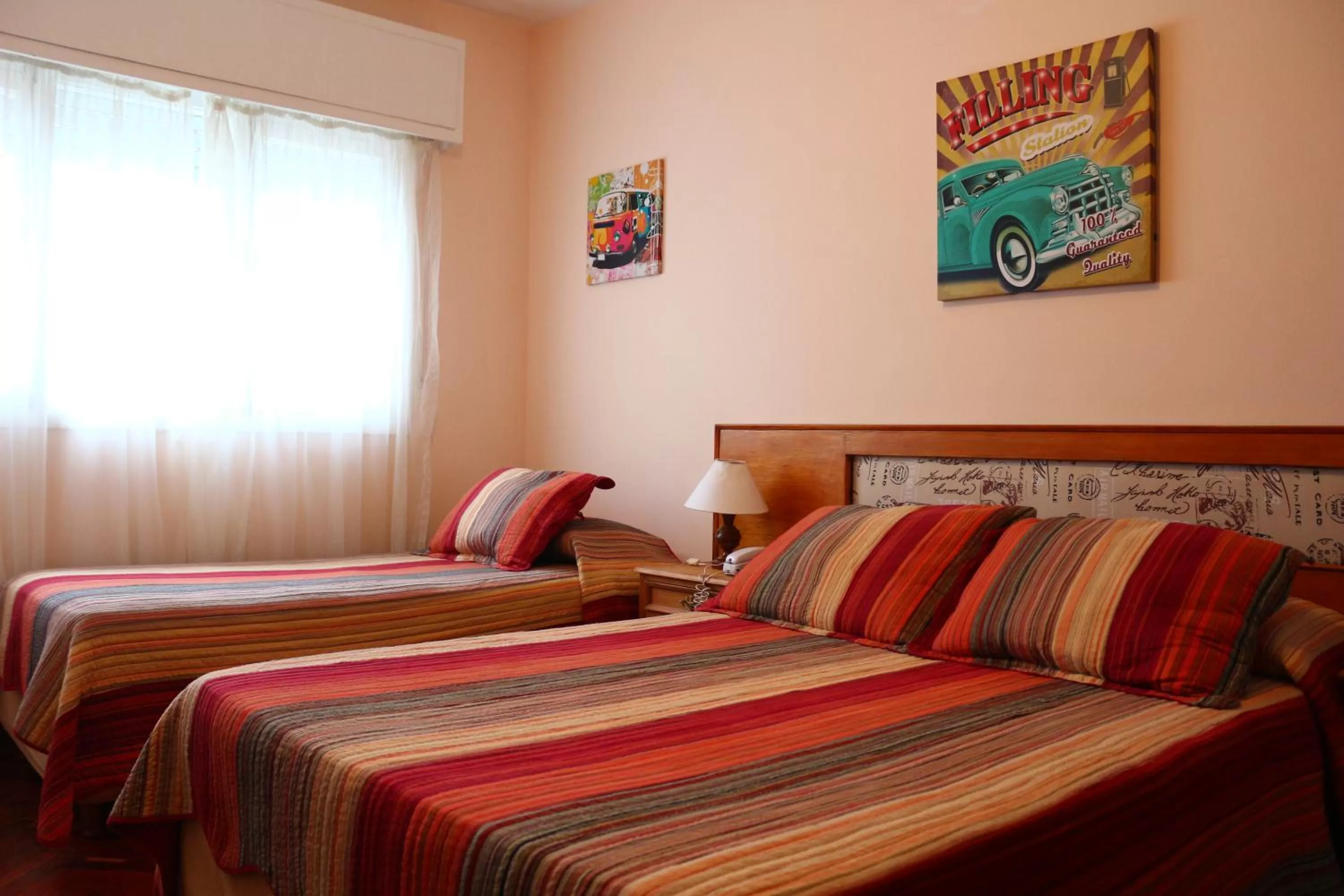 Bedroom, Bed in Hotel San Martin