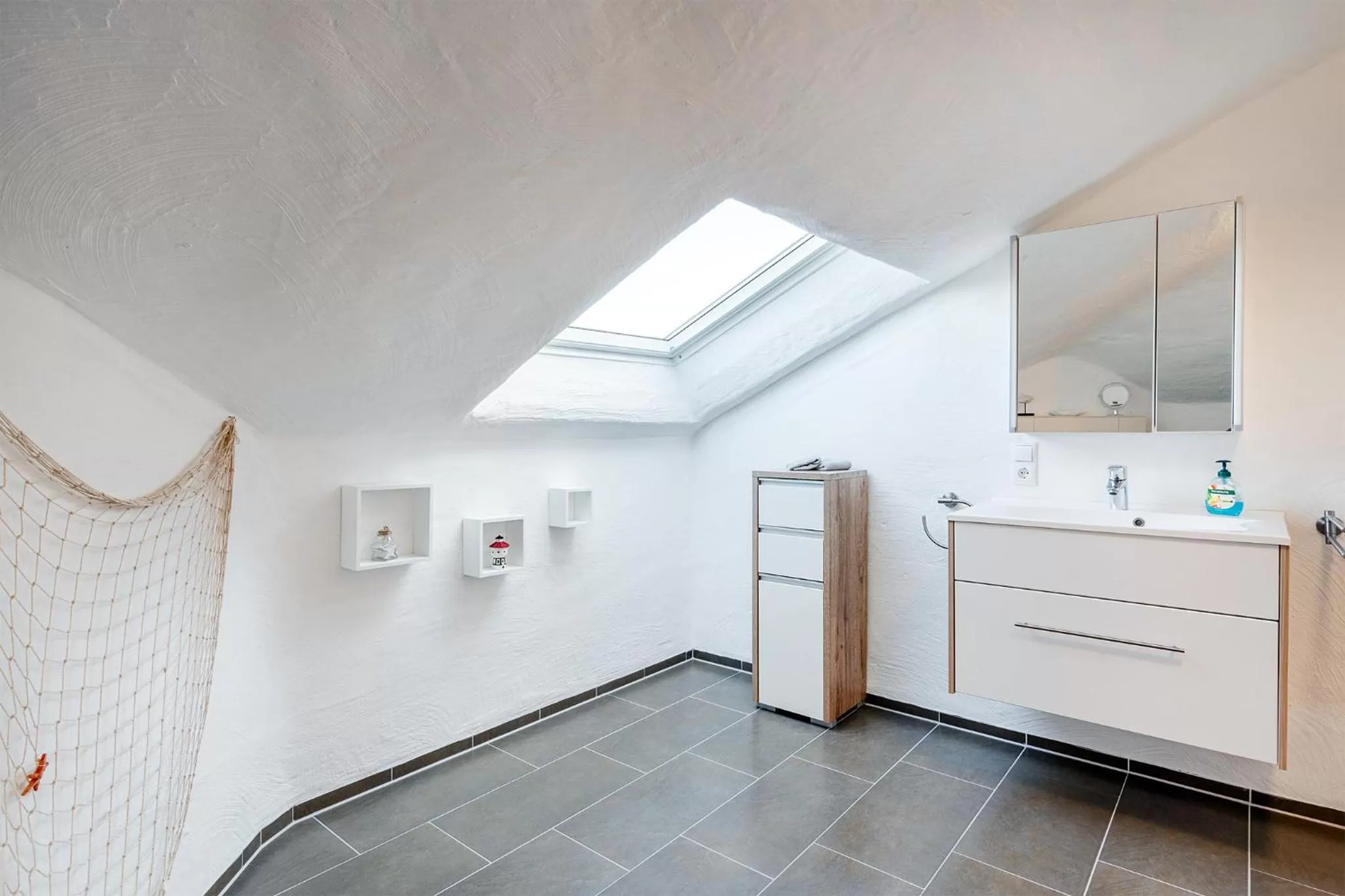 Bathroom in Villa Moorstern am Badesee Tannenhausen