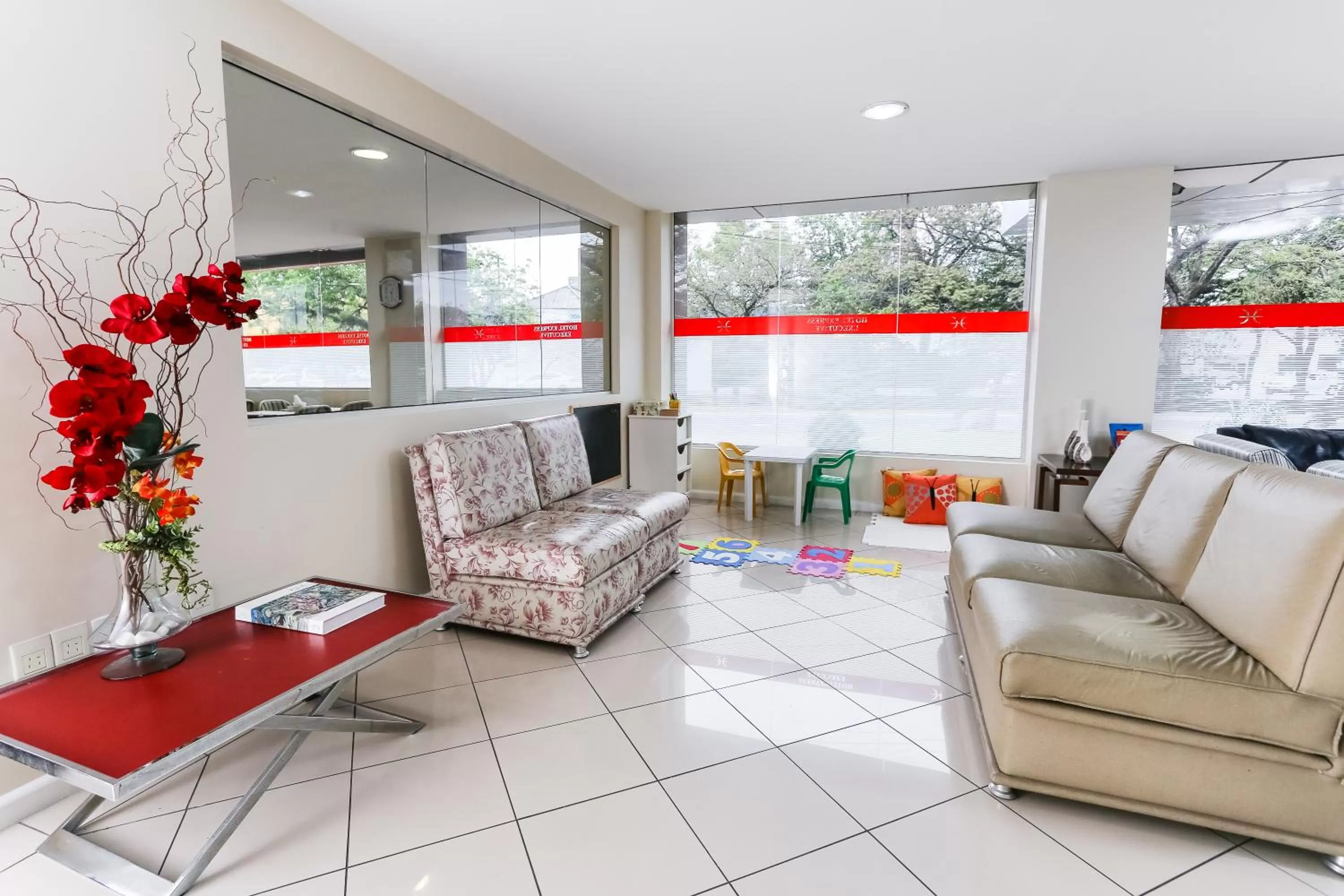 Lobby or reception in Hotel Suárez Executive Novo Hamburgo