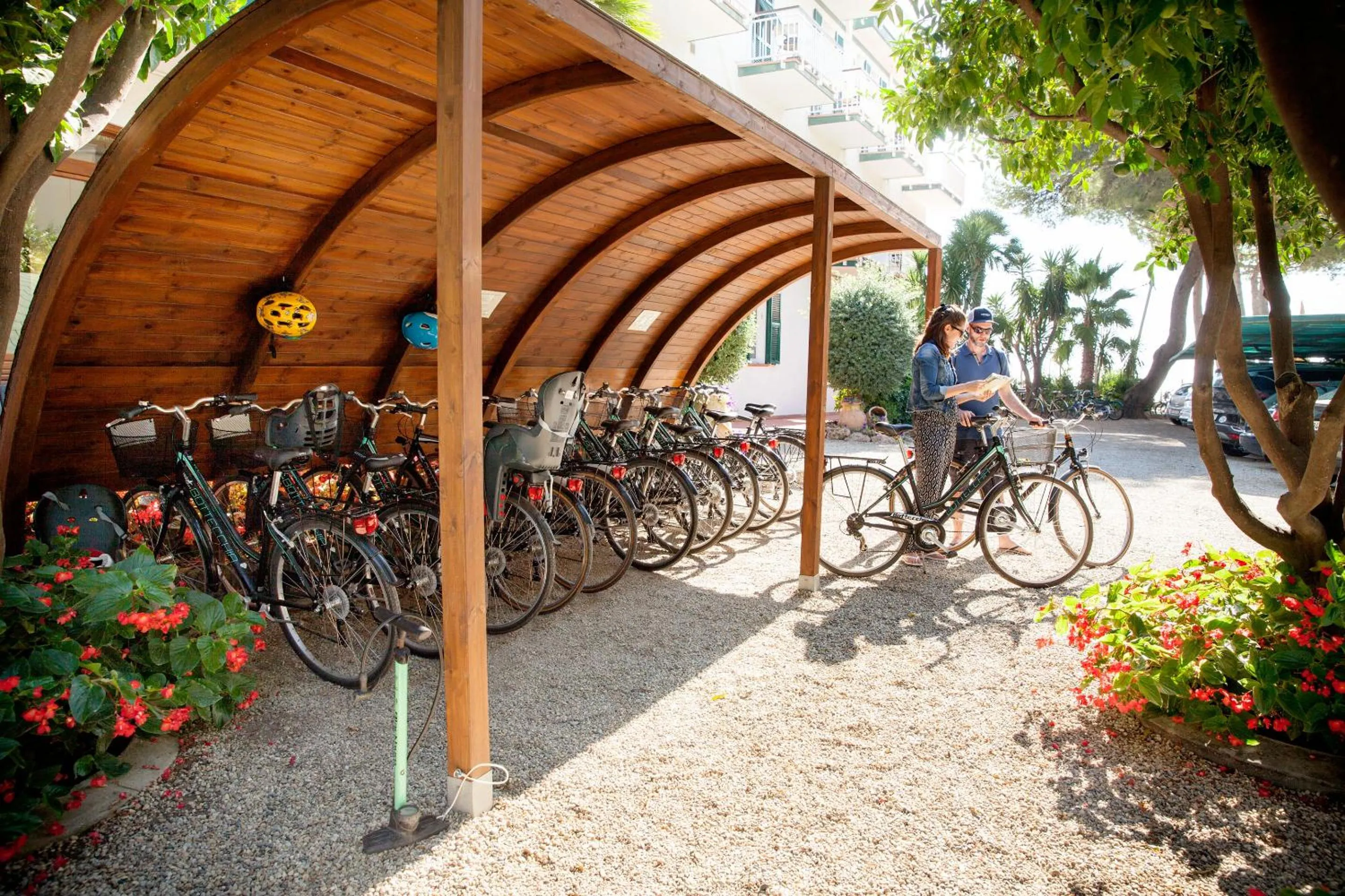 Garden in Hotel Gabriella