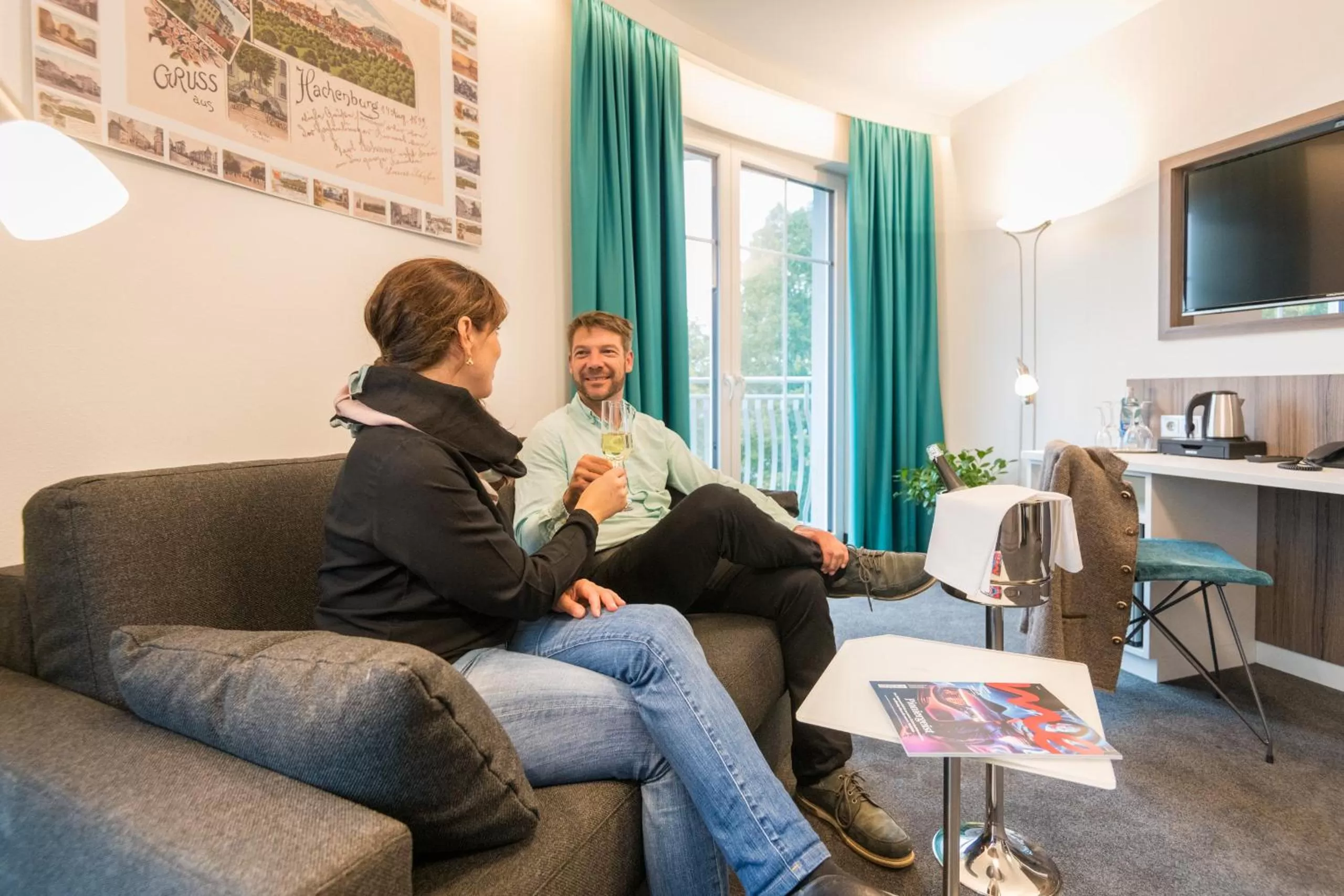 TV and multimedia in Parkhotel Hachenburg