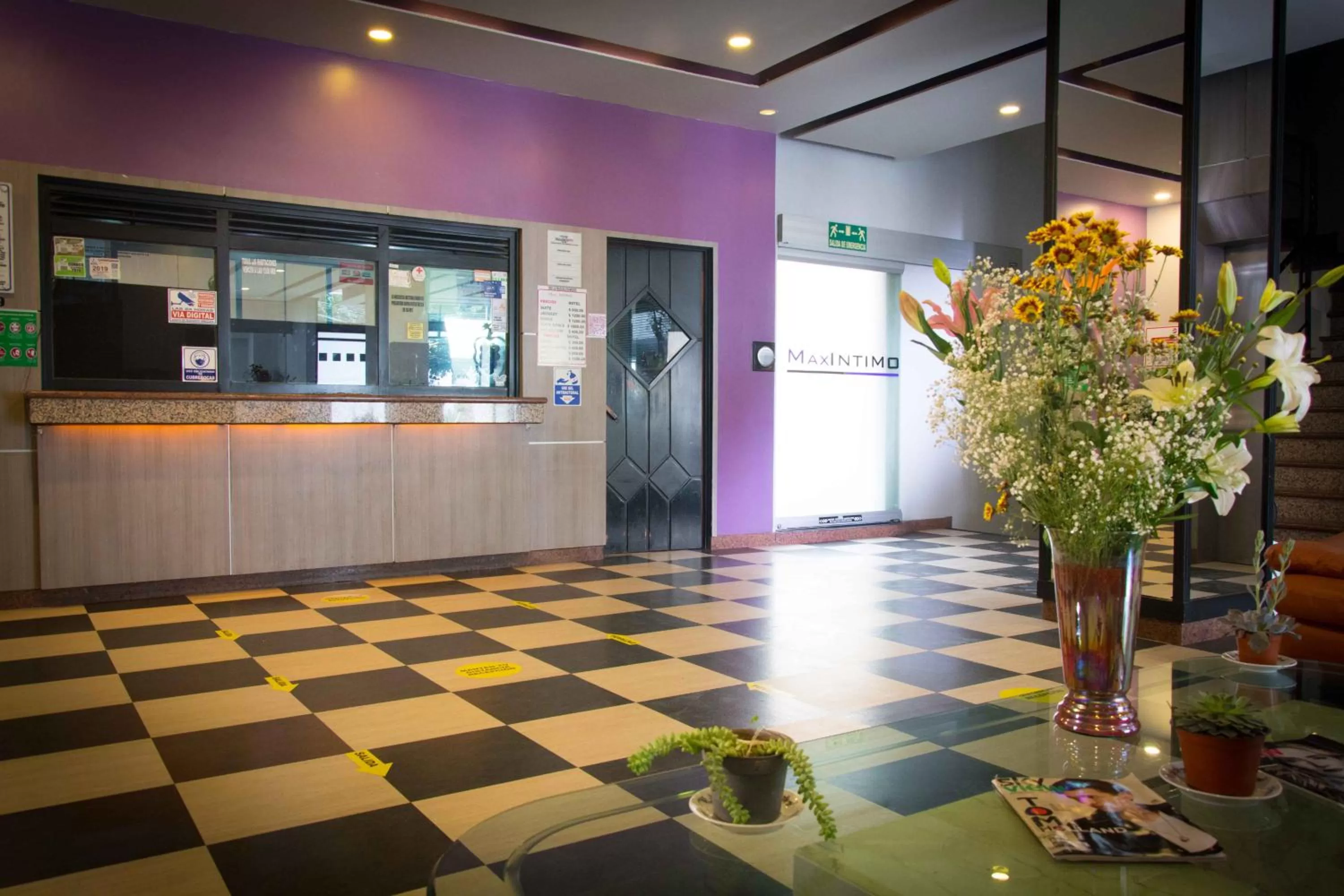 Lobby or reception in Hotel Max