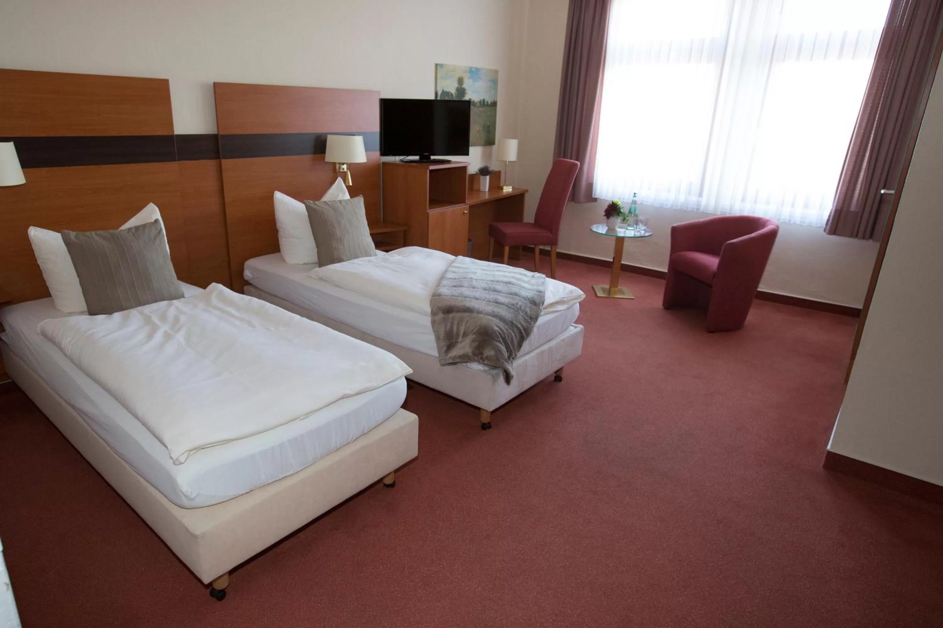 Bed in Hotel-Restaurant Wilhelmsbad