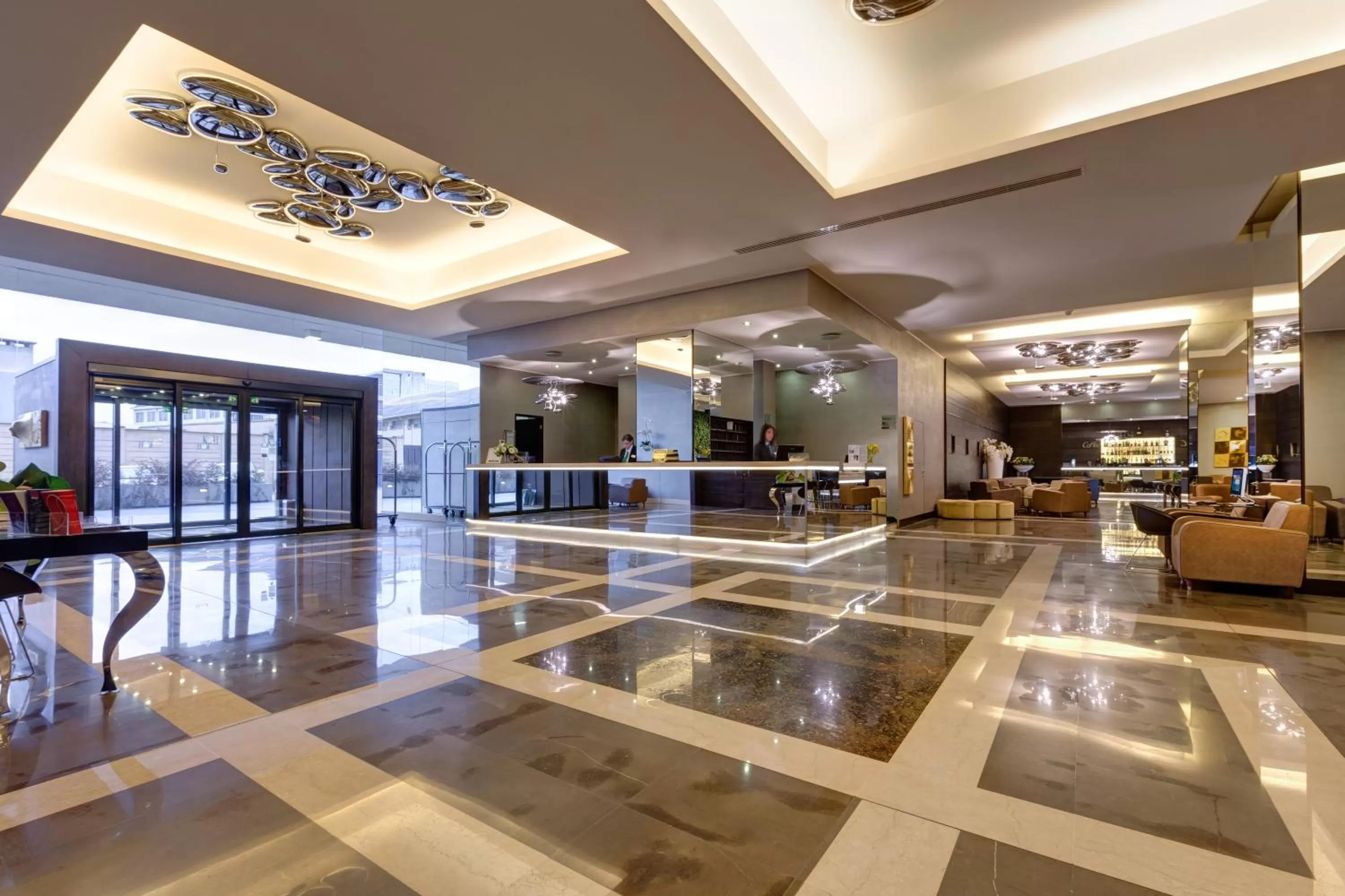 Lobby or reception in Klima Hotel Milano Fiere