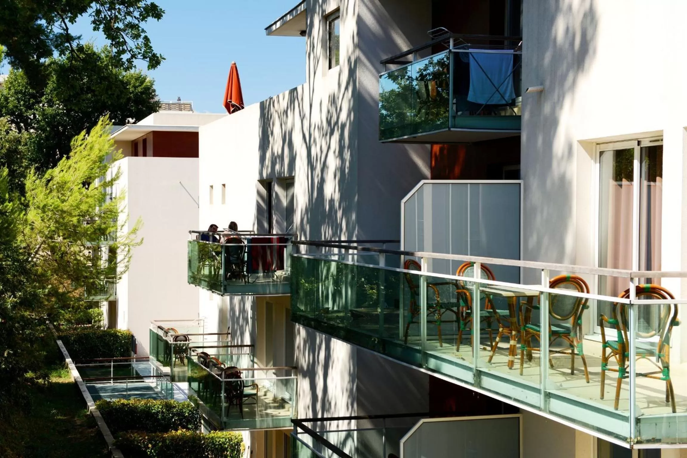 Property building in Appart Hotel Odalys City Antibes Olympe