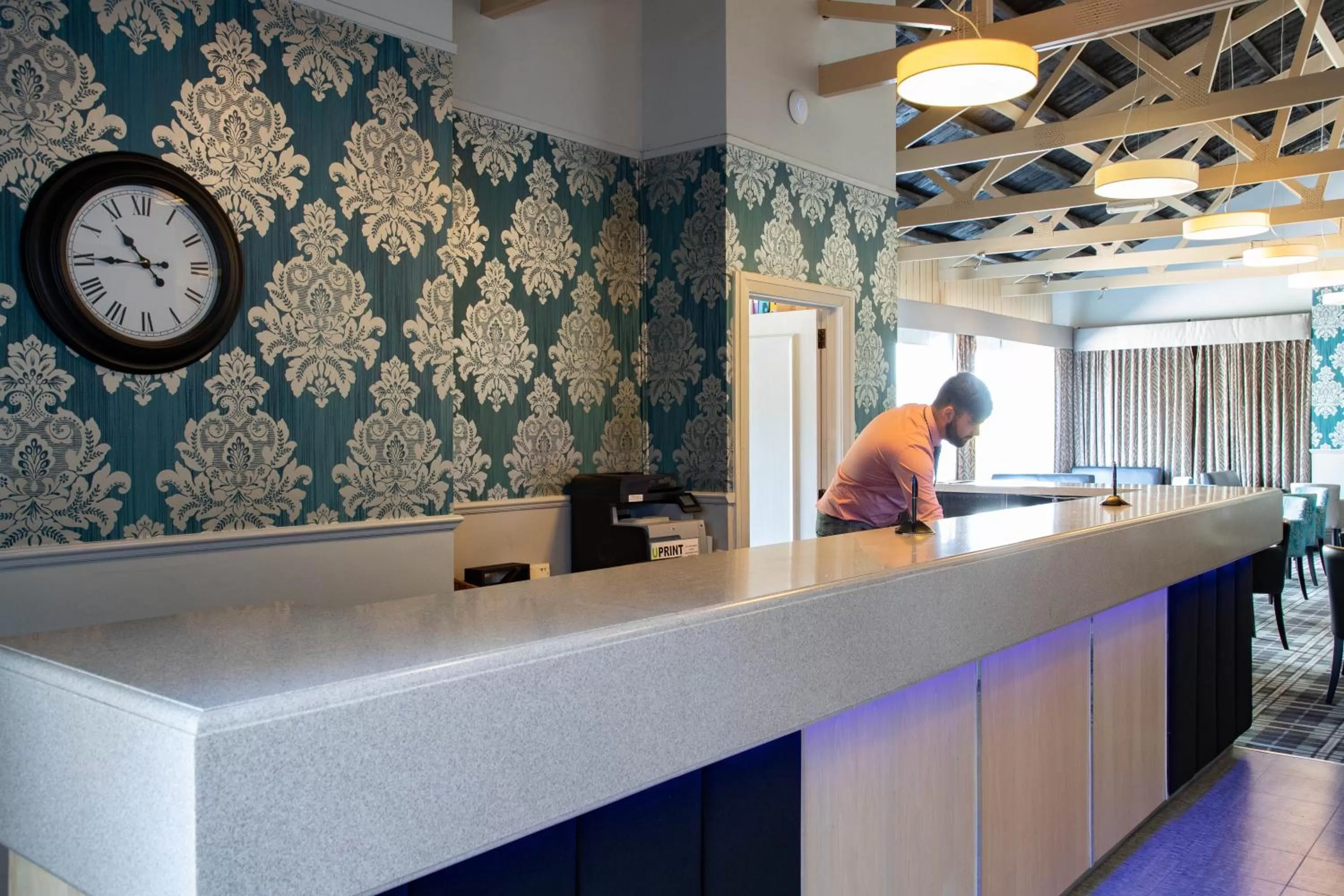 Staff in The Caledonian Hotel