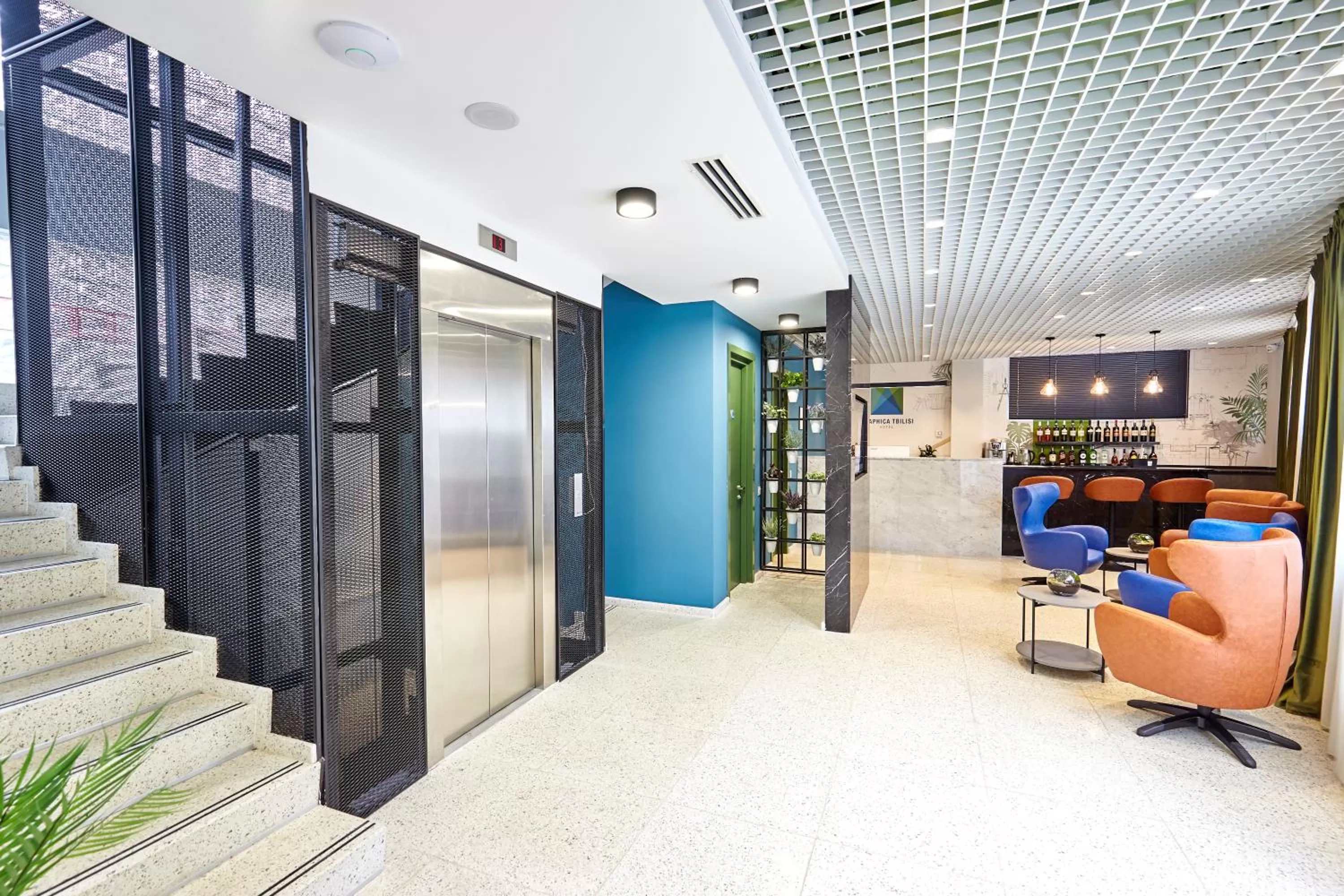 Lobby or reception in Graphica Tbilisi Hotel