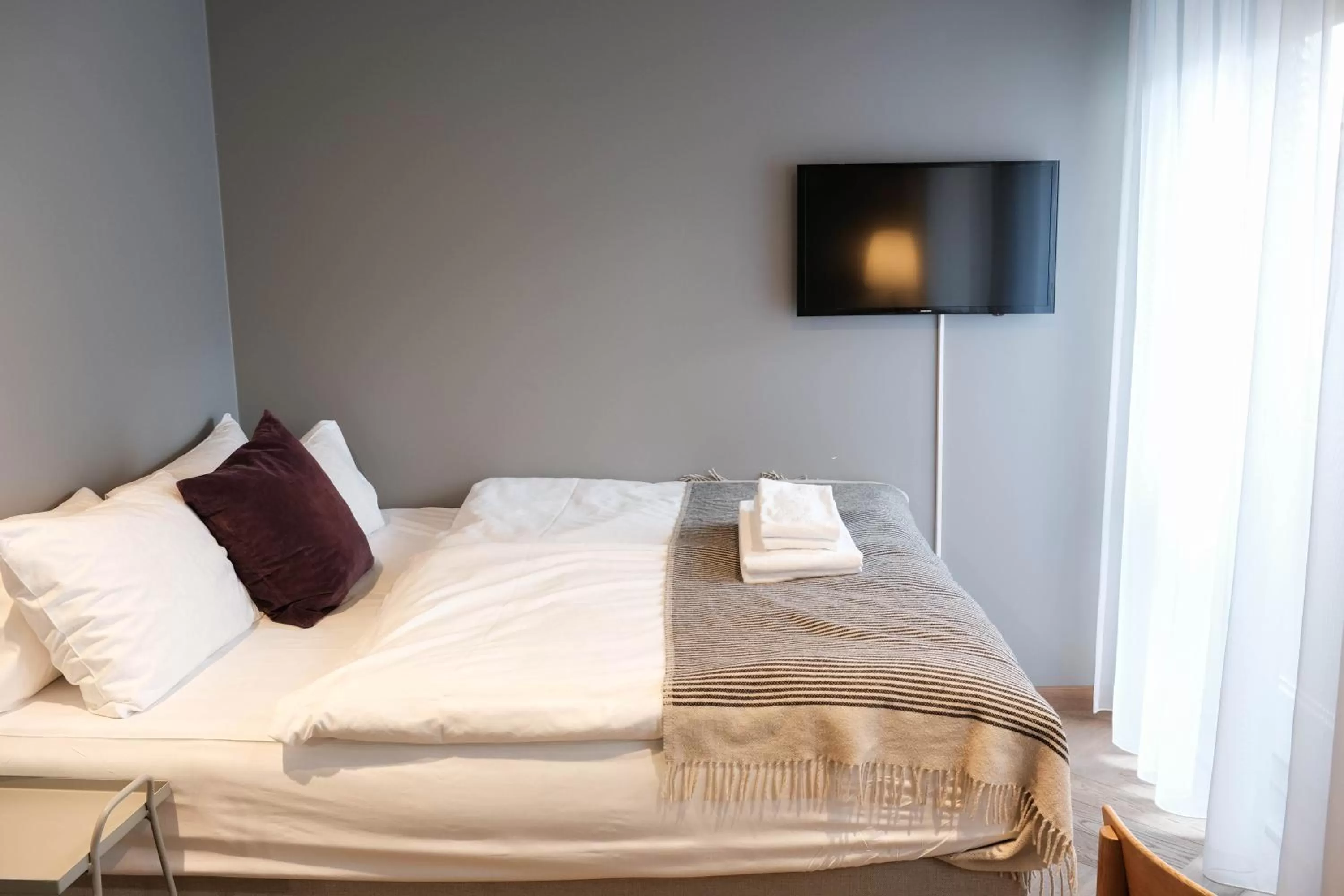 Bedroom, Bed in Saga Studios by Heimaleiga