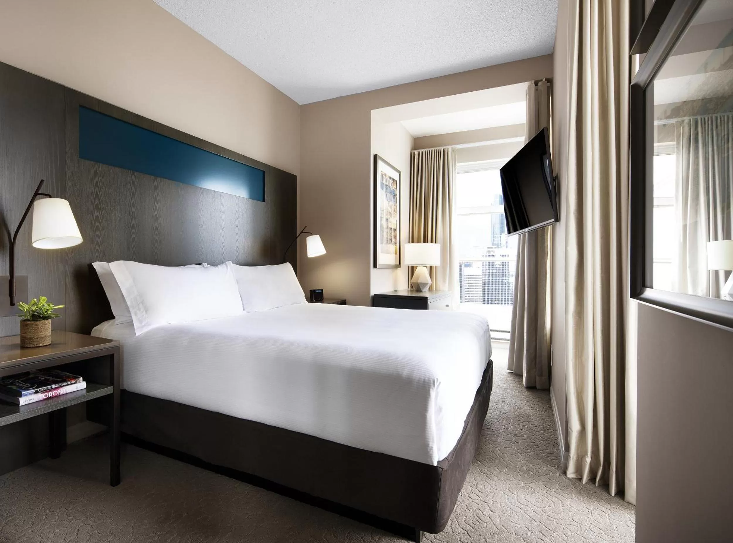 Bedroom, Bed in One King West Hotel and Residence