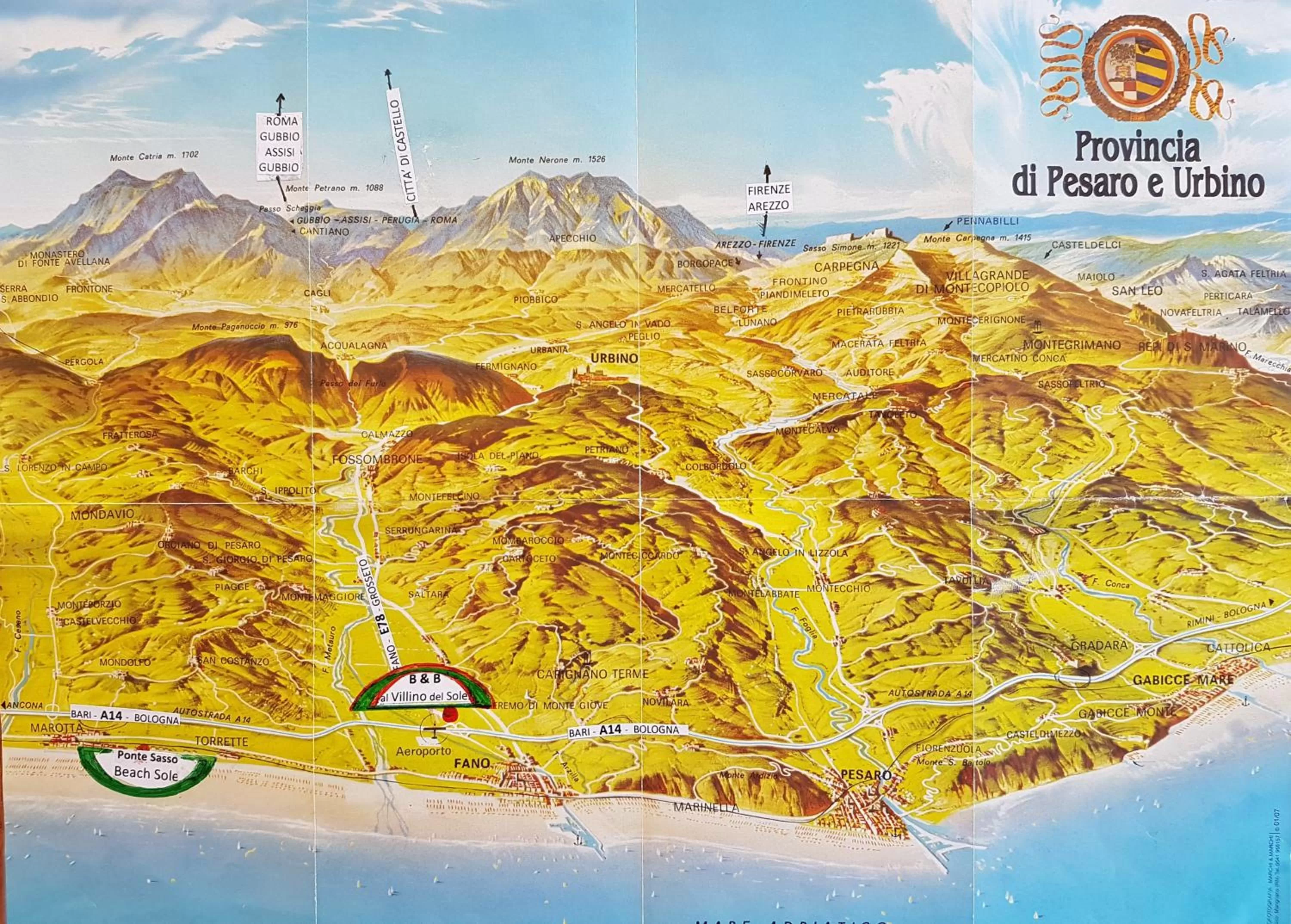 Nearby landmark in Al Villino del Sole