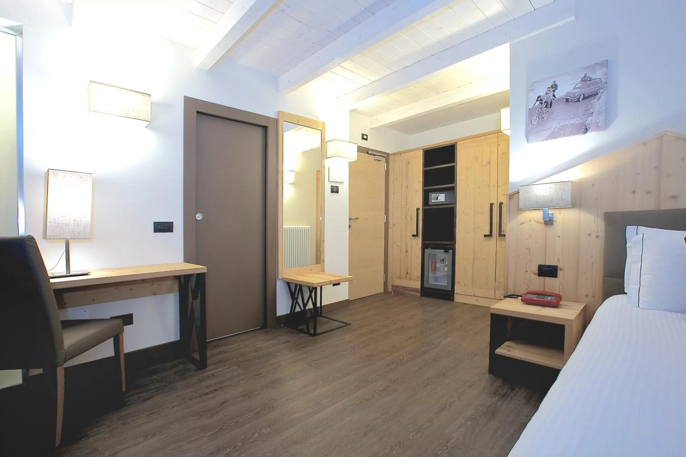 Bed in Olimpia Hotel