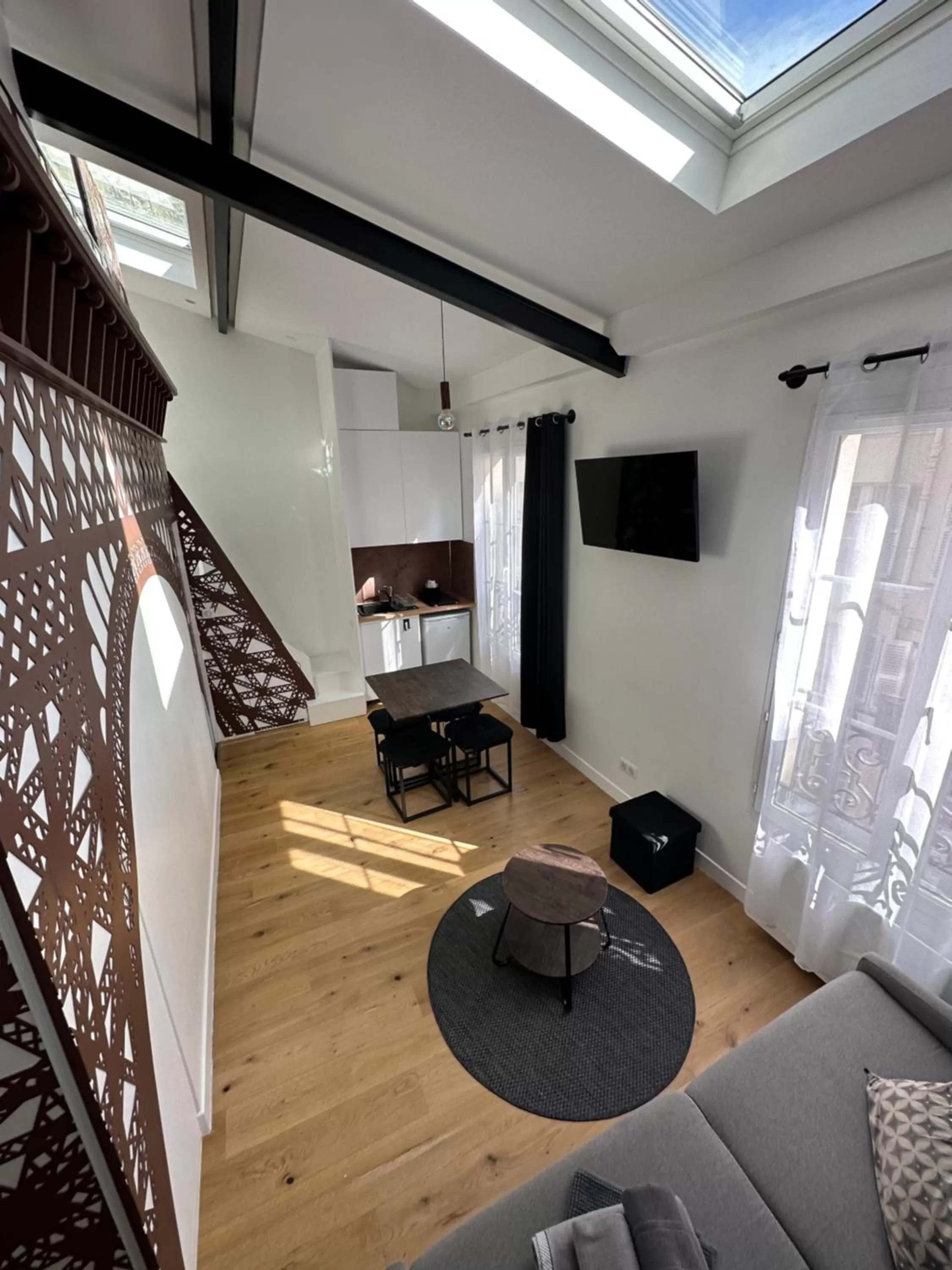 Kitchen or kitchenette in Beatrice et Emmanuel Meublé Eiffel