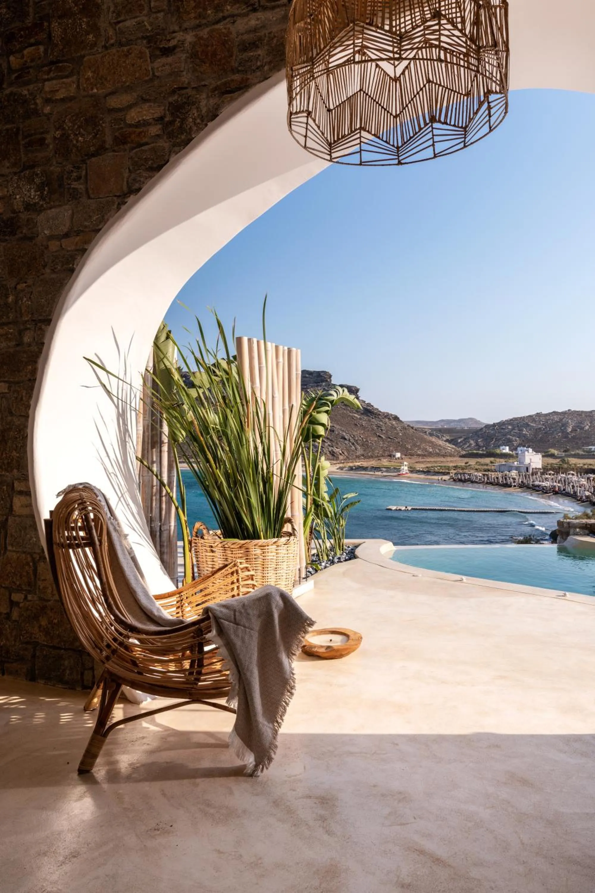 View (from property/room) in Panormos Village Hotel