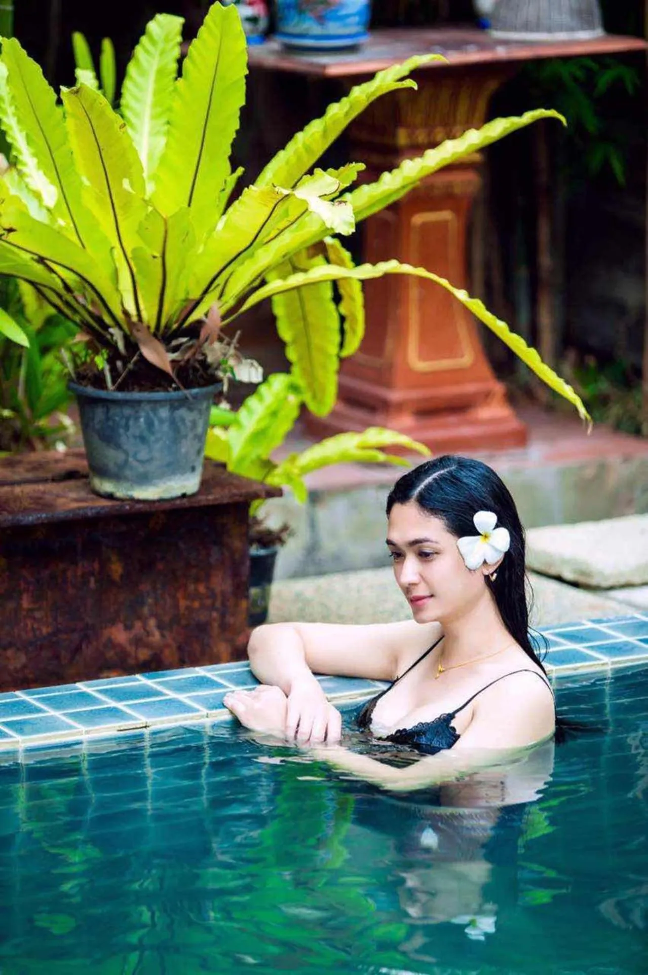 Swimming pool in Mandala House, Chiang Mai