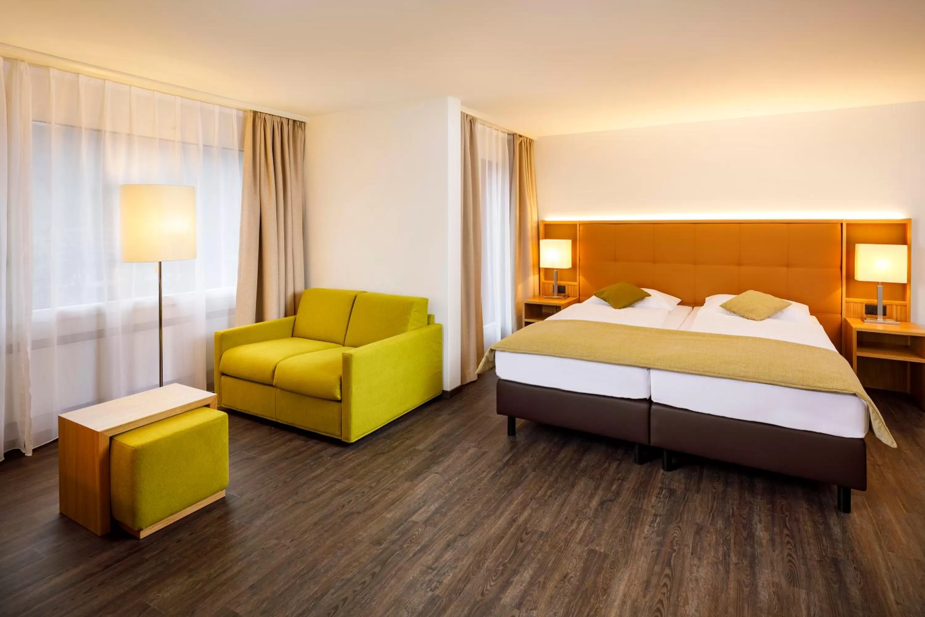 Photo of the whole room, Bed in Ramada by Wyndham Baden Hotel du Parc