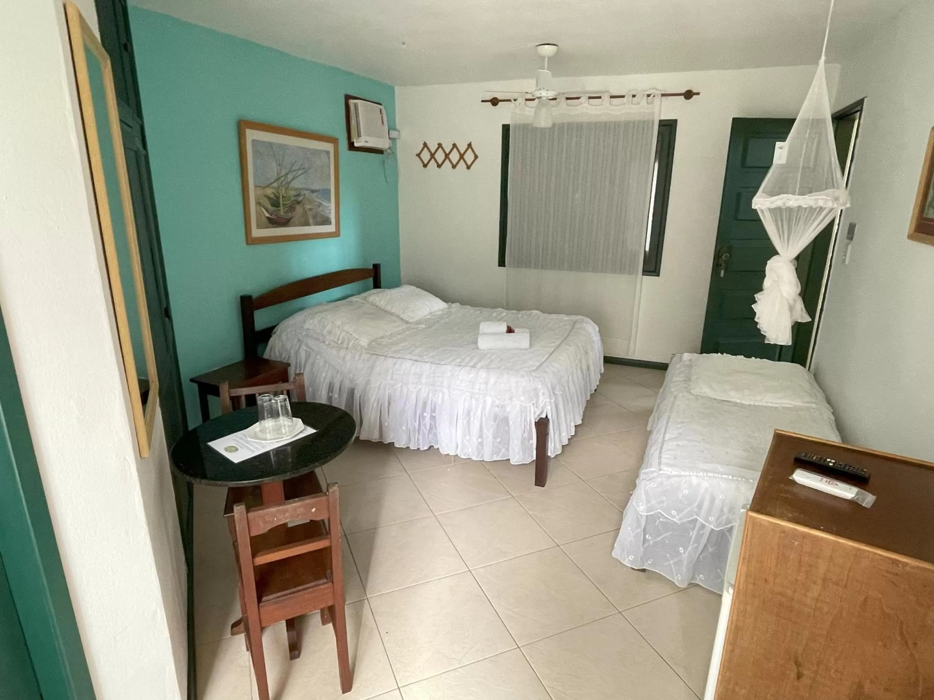 Bed in Pousada Saint Germain