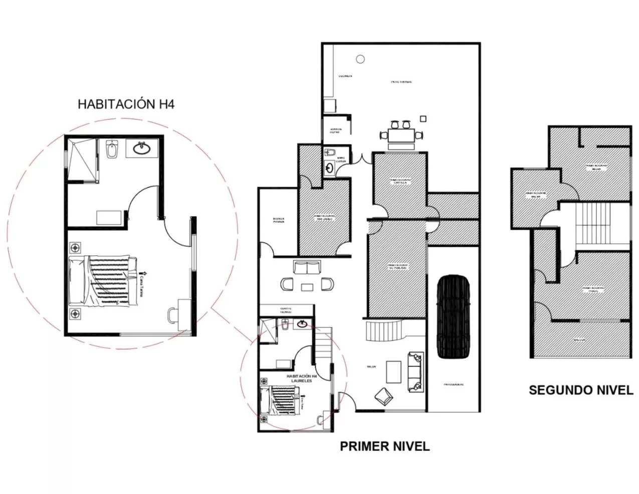 Floor plan in Casa Medallo