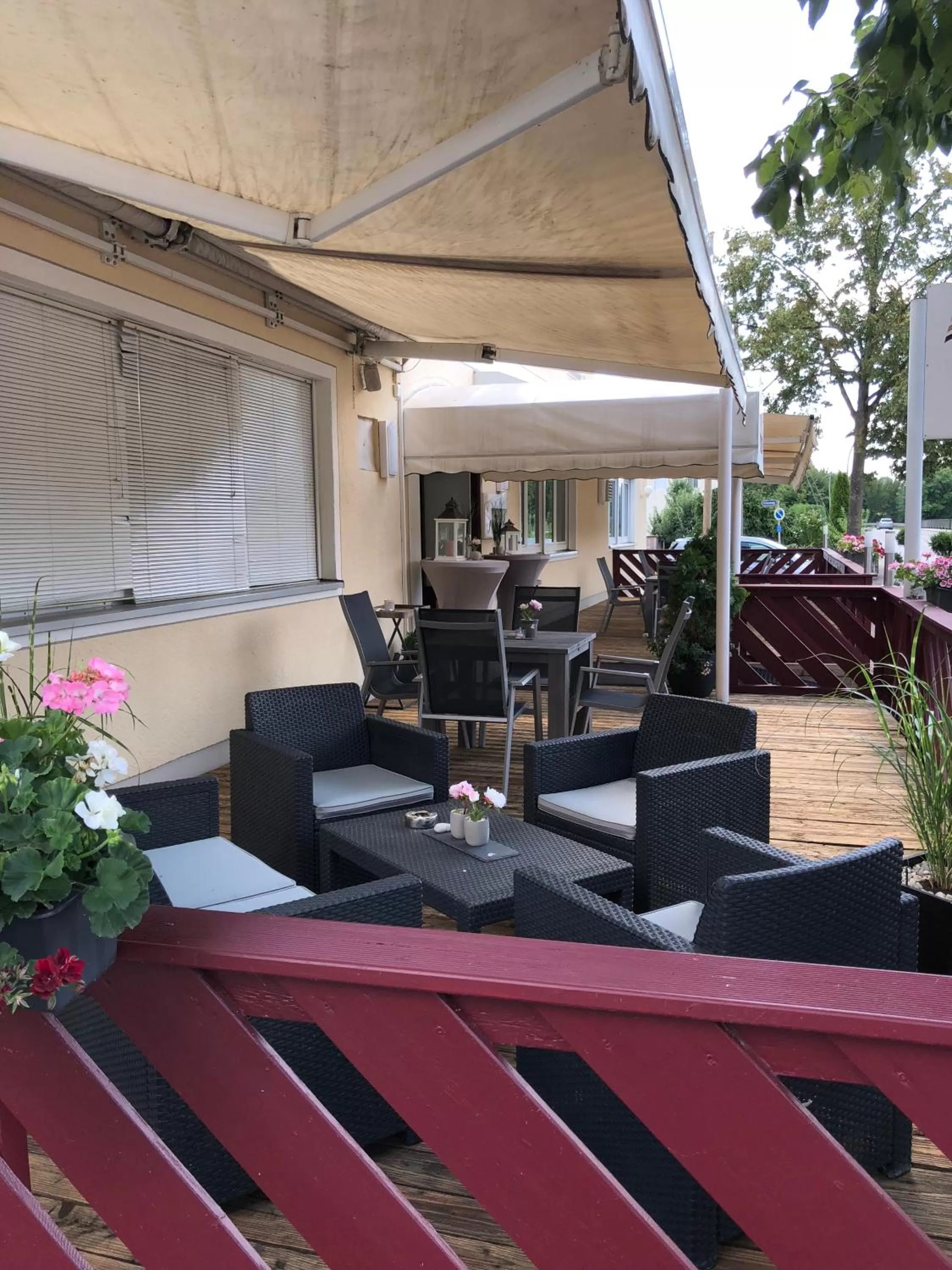 Balcony/Terrace in Hotel Donau