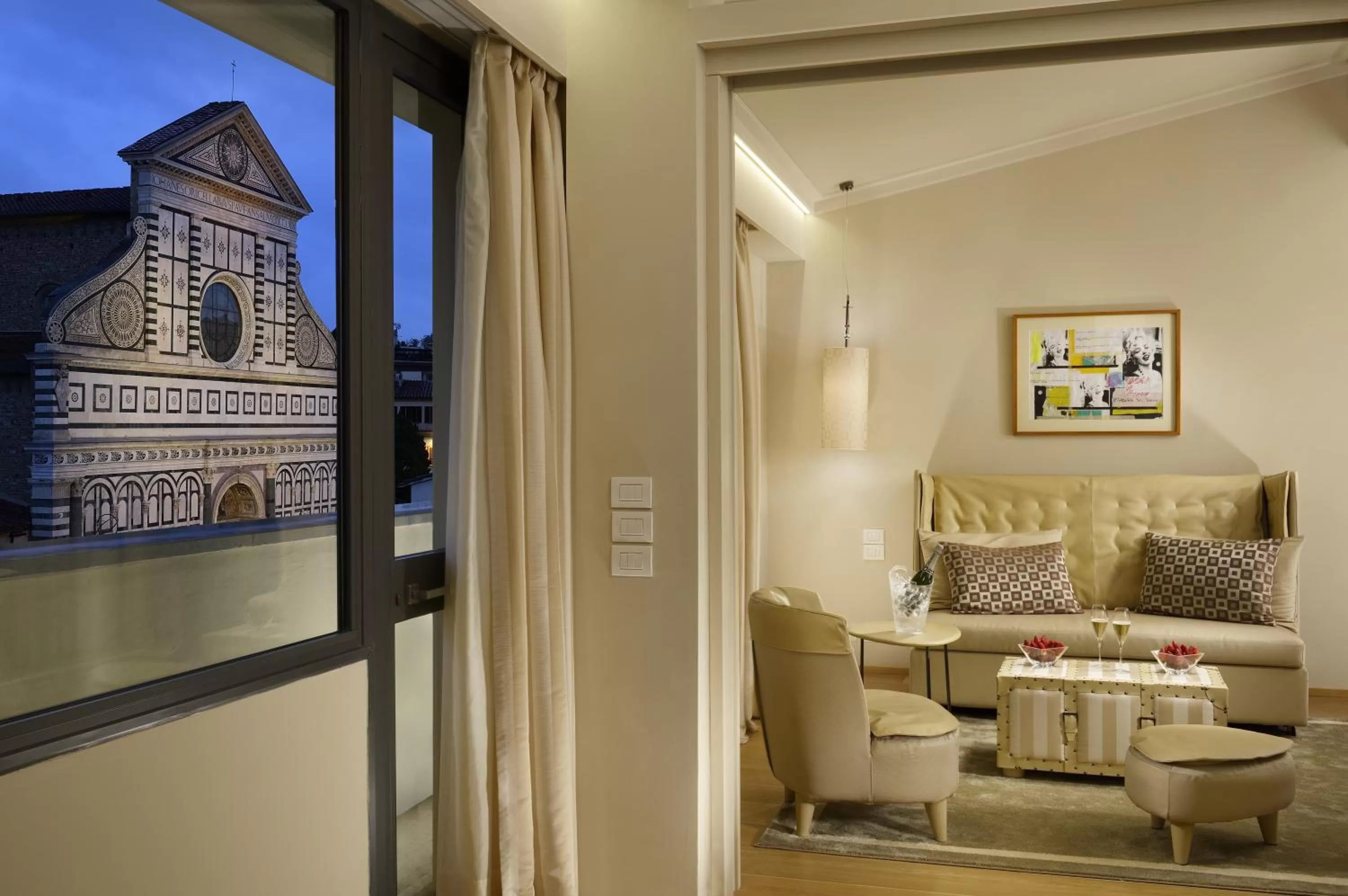 Living room in Grand Hotel Minerva