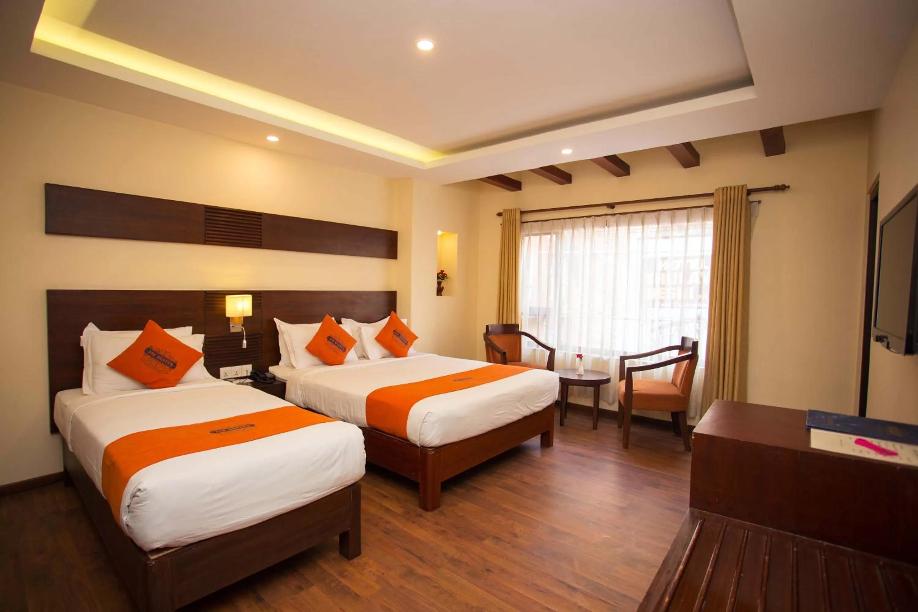 Photo of the whole room, Bed in Hotel Jay Suites