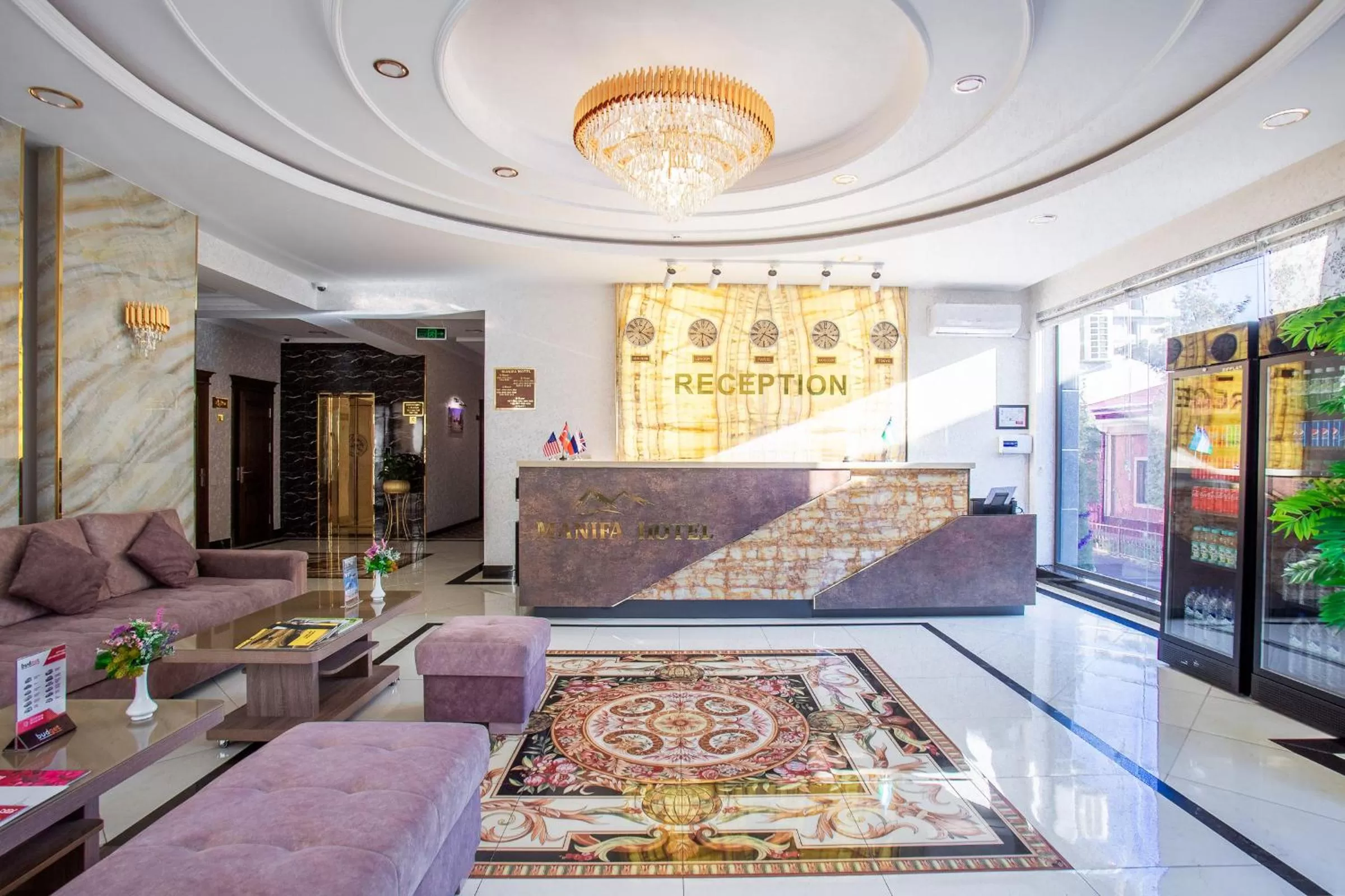 Lobby or reception in Manifa Hotel