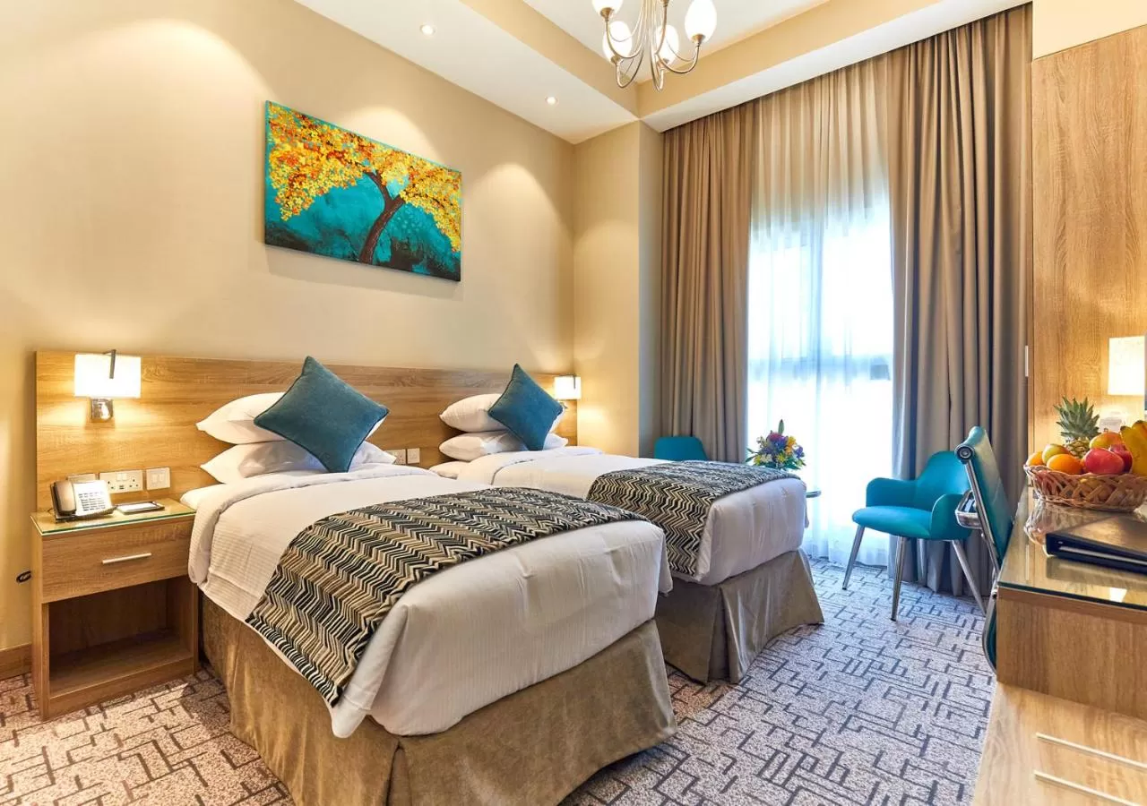 Bedroom, Bed in Rose Plaza Hotel Al Barsha