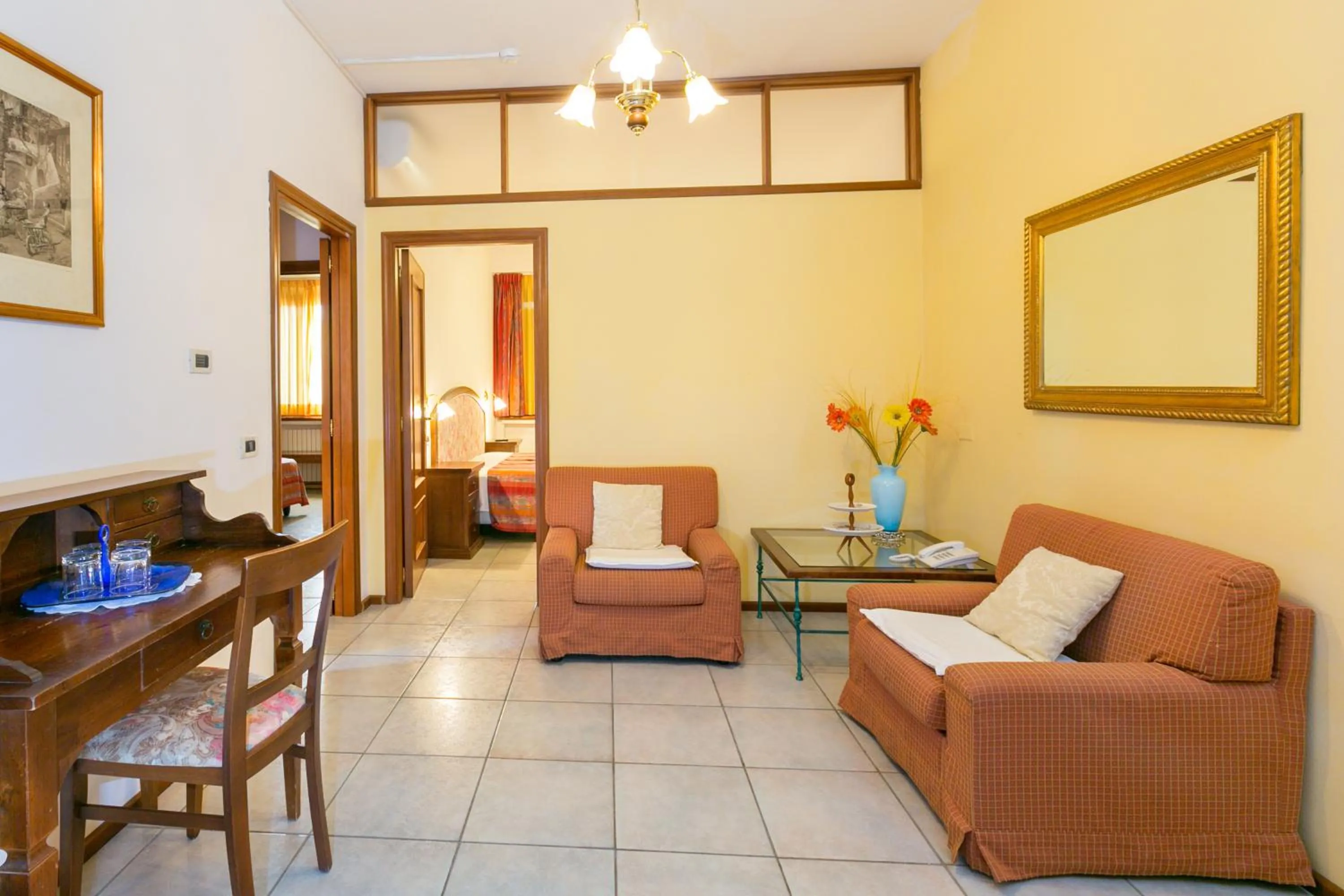 Living room in Agrihotel Elisabetta