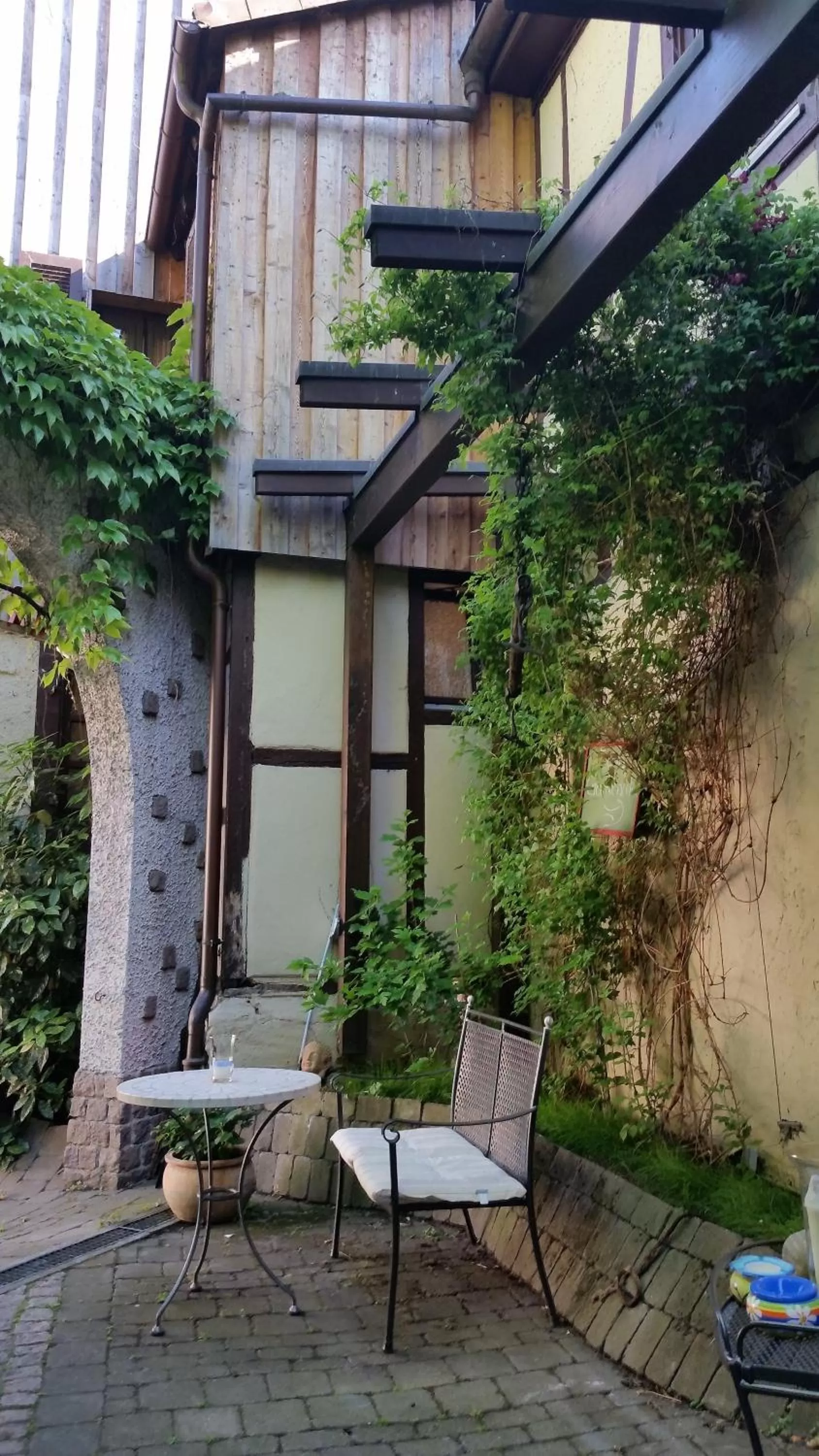 Garden in Adler Gaststube Hotel Biergarten