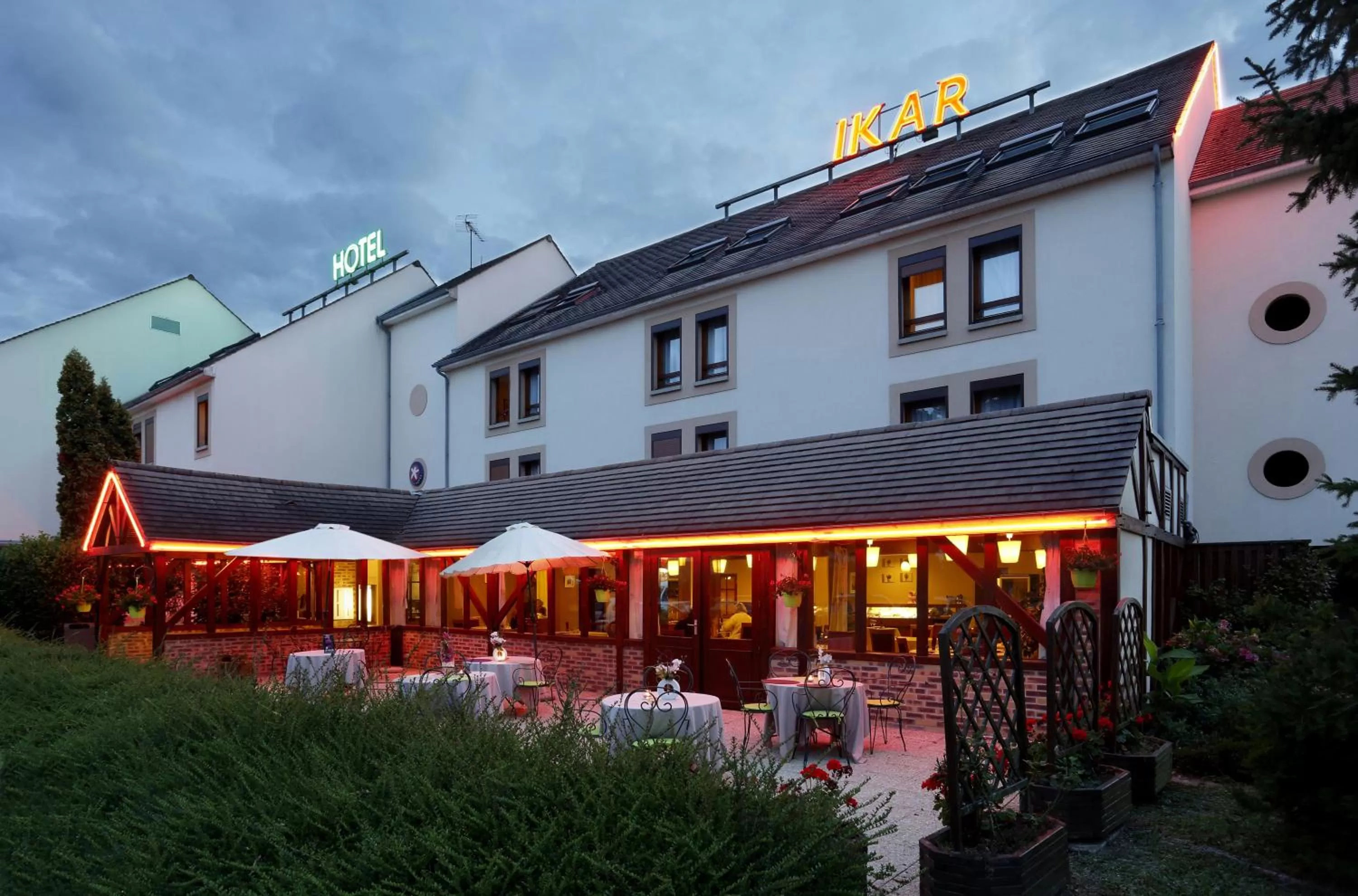 Balcony/Terrace in IKAR - Fasthotel Blois