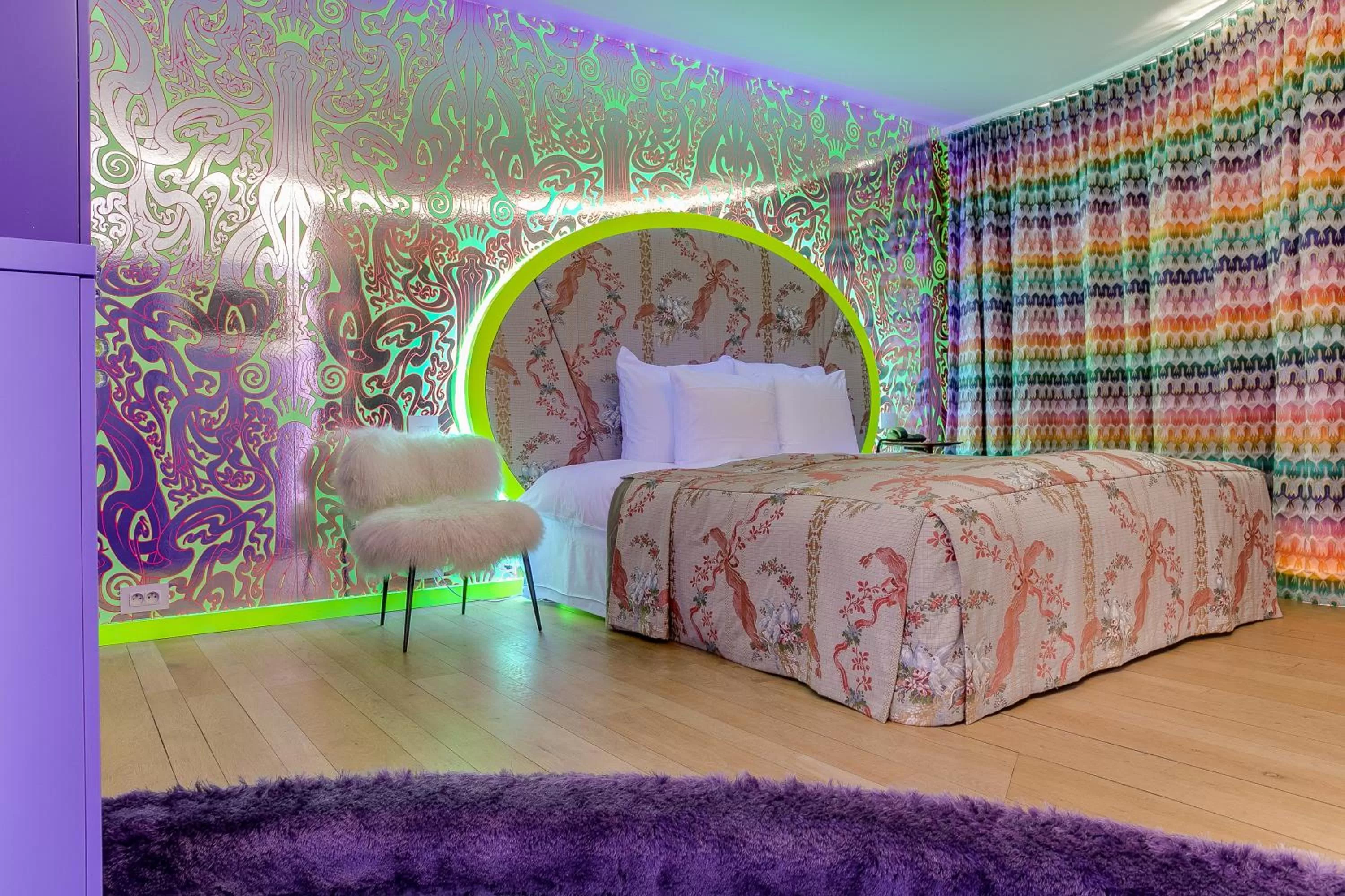 Bed in Hotel De Witte Lelie -Small Luxury Hotels of the World