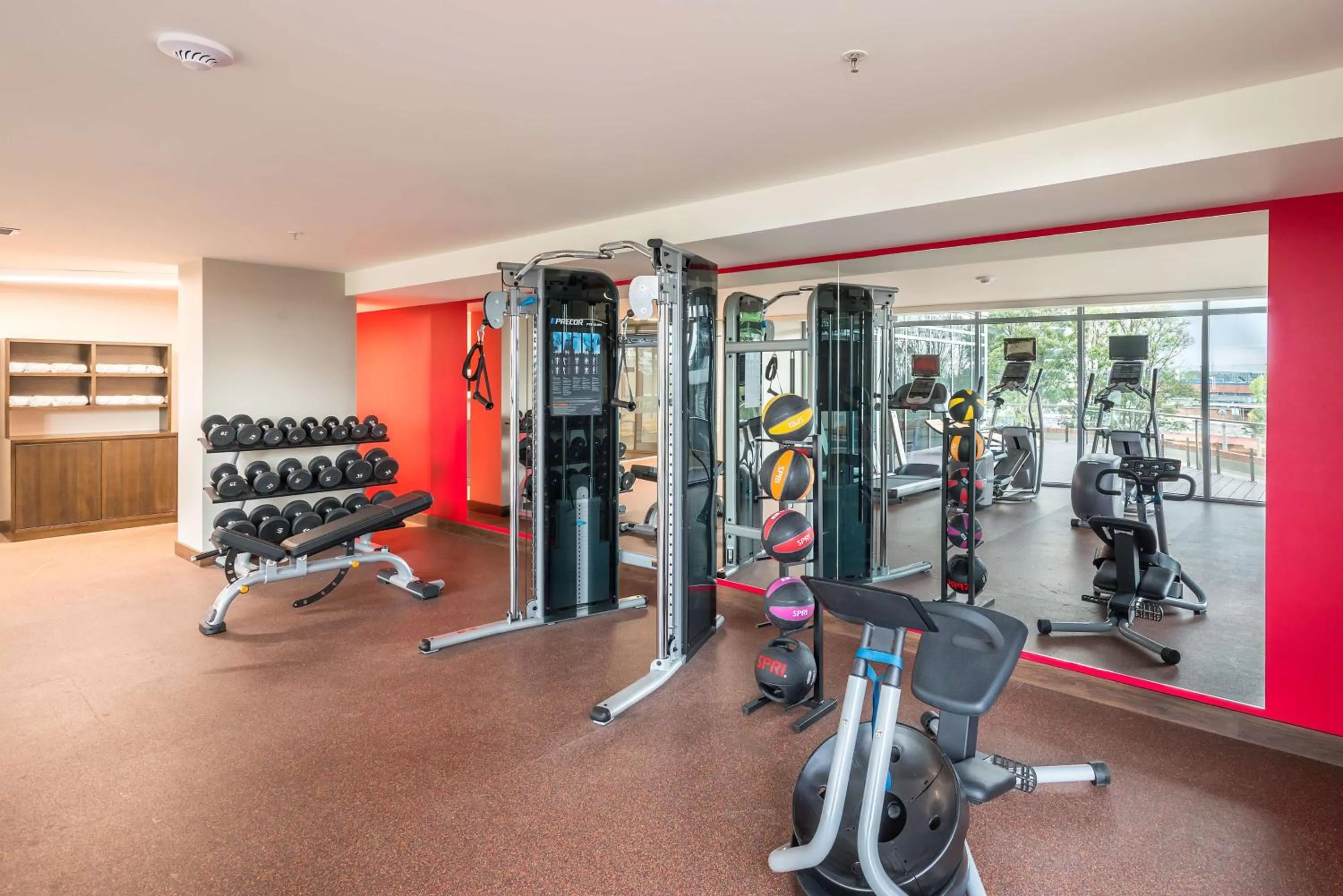 Fitness centre/facilities in Hilton Garden Inn Bogota Airport