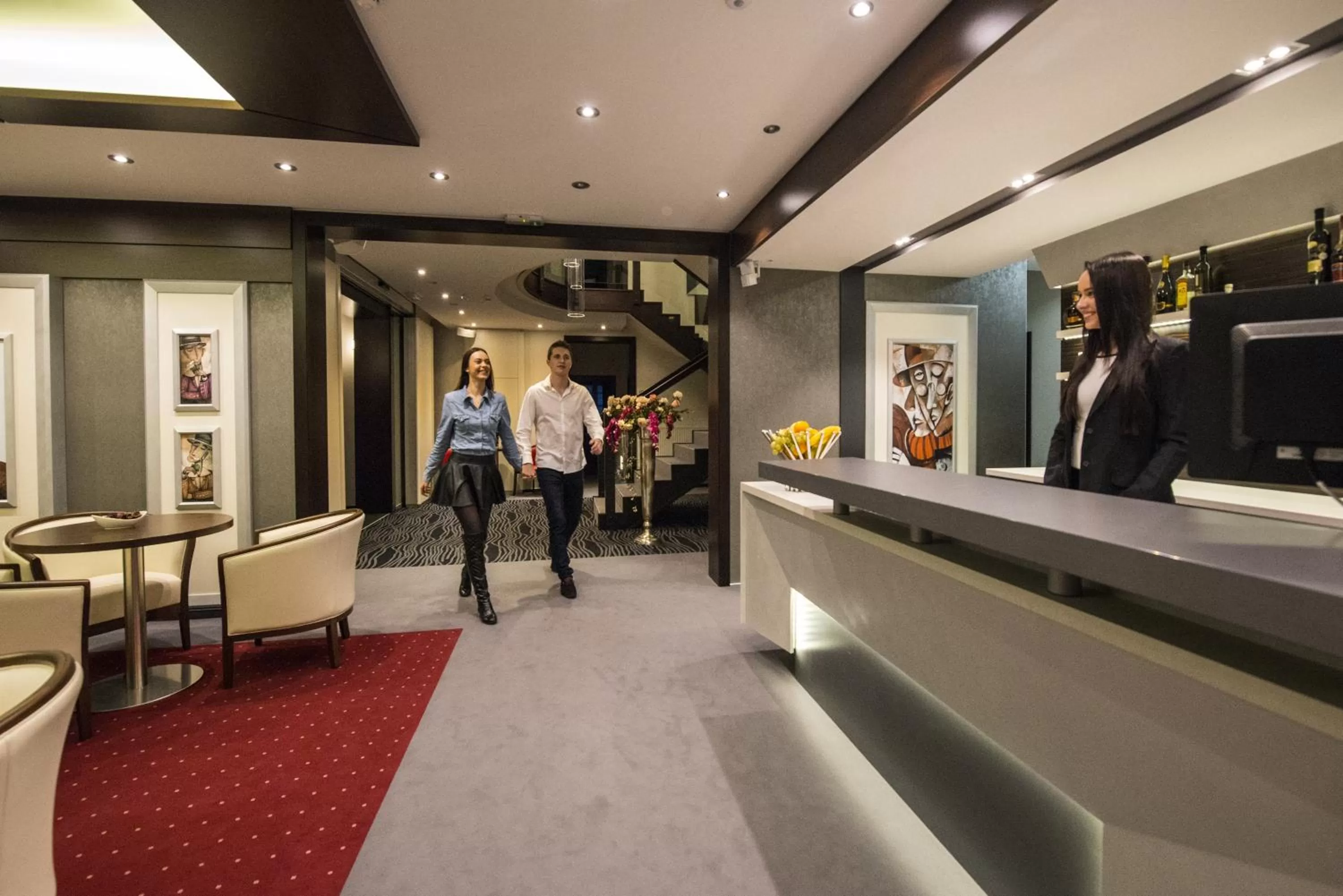 Lobby or reception in Boutique Hotel Villa ZAUBER