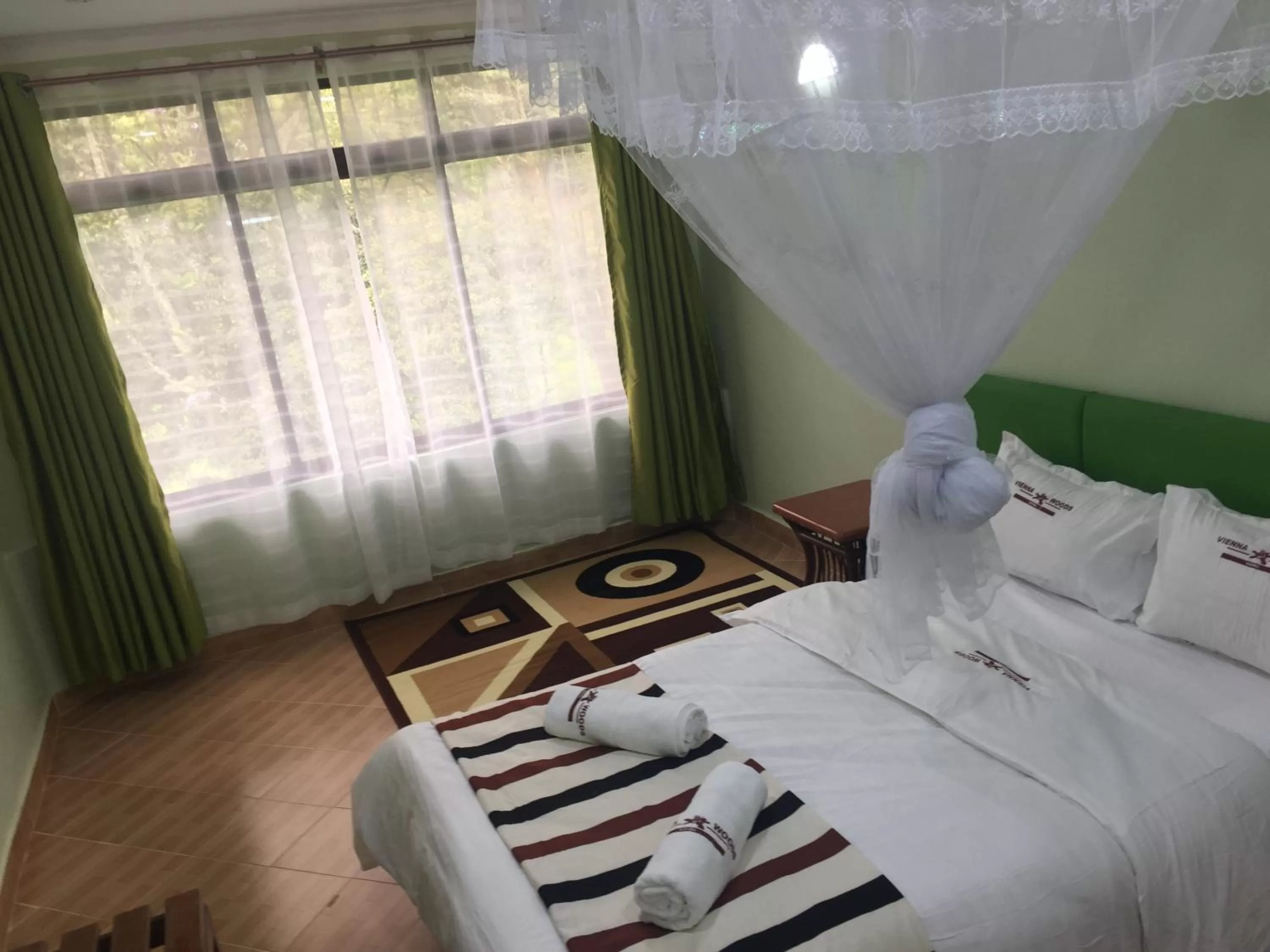 Bed in Vienna Woods Hotel Nakuru