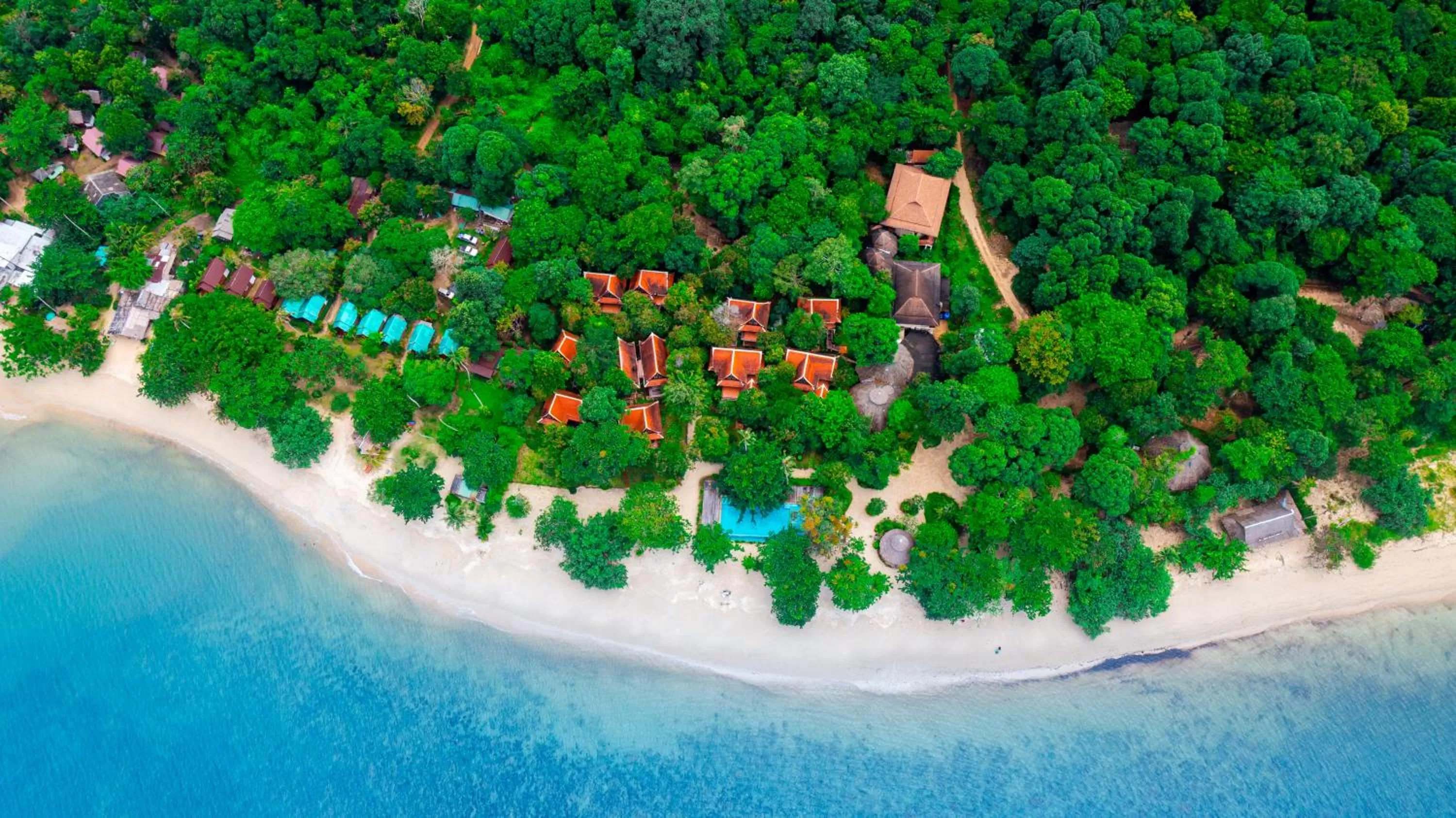 Bird's eye view in Chivapuri Beach Resort