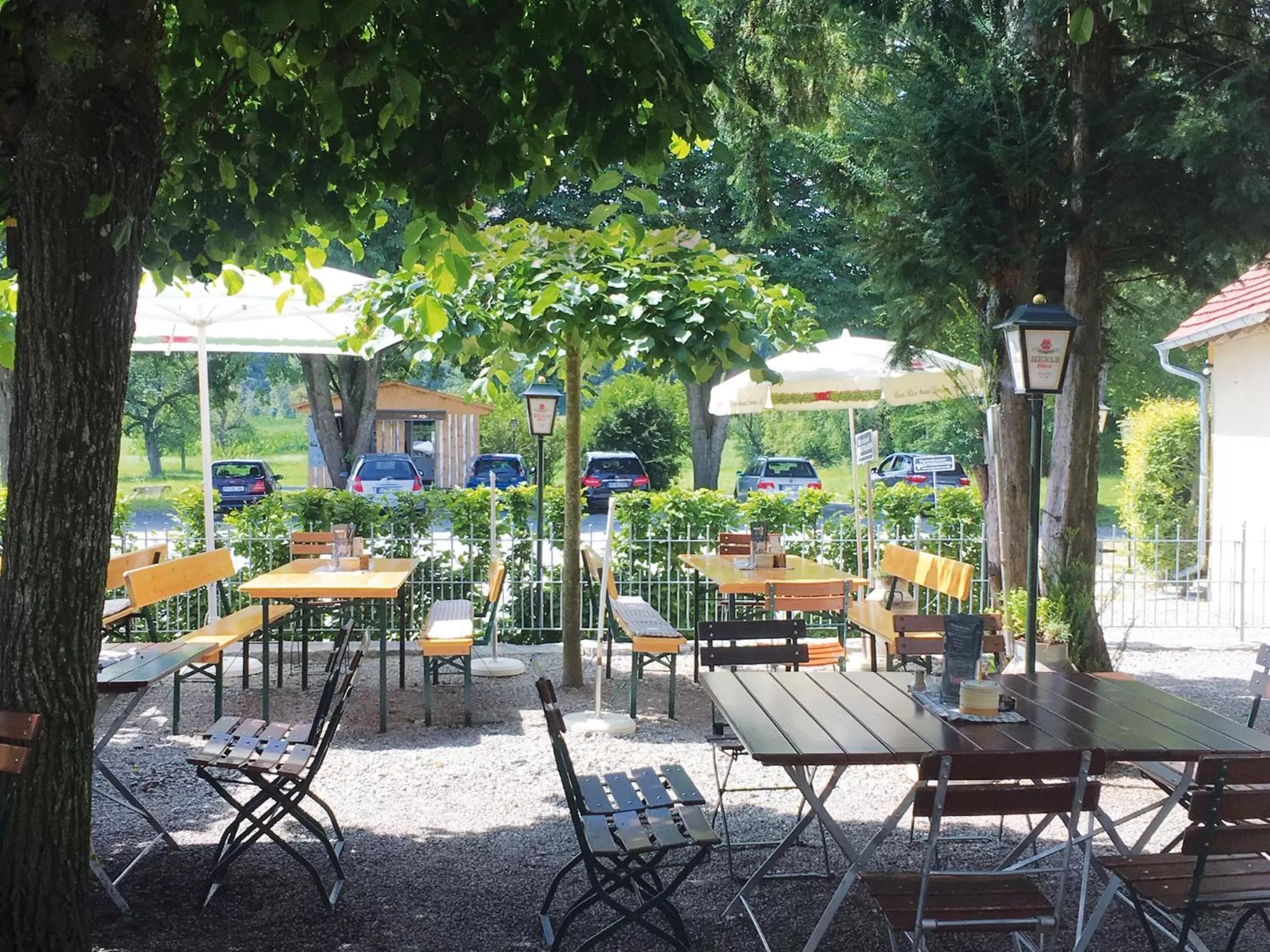 Patio, Restaurant/Places to Eat in Hotel-Landgasthof KREUZ