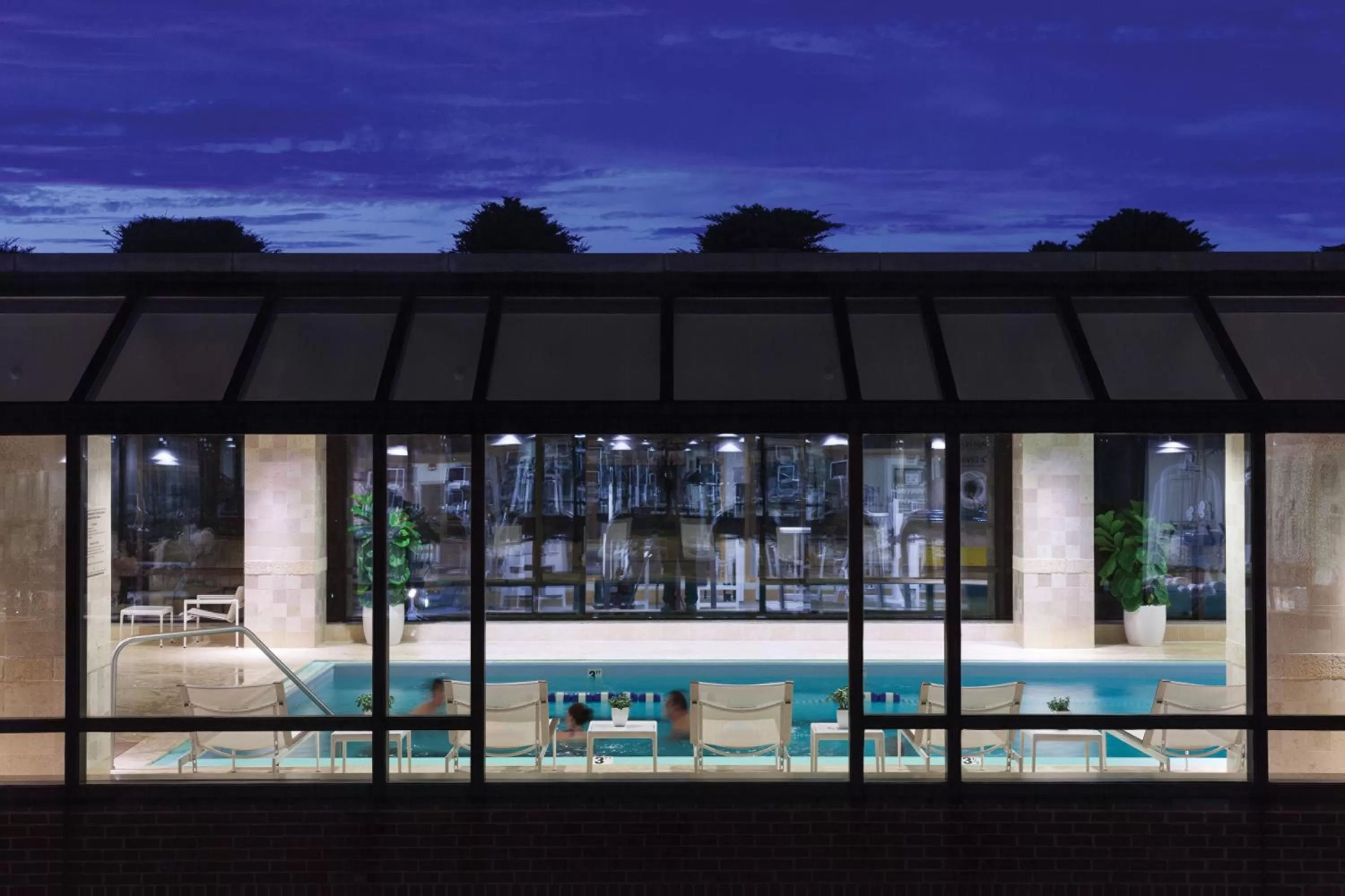 Swimming pool in Four Seasons Boston