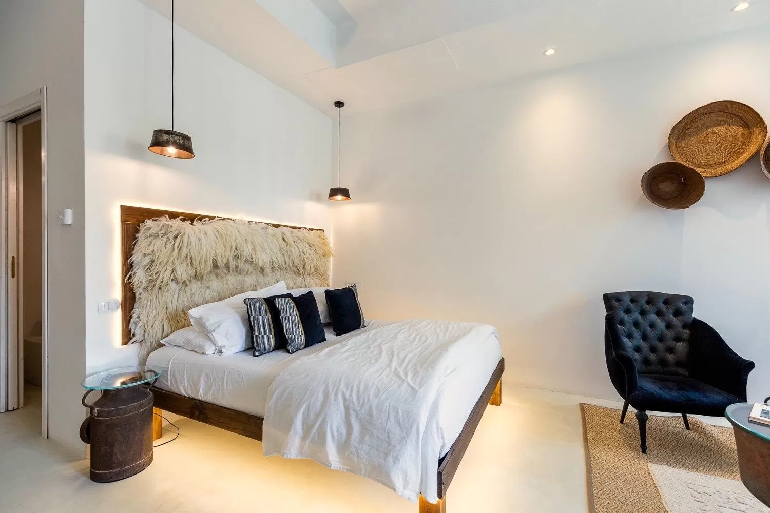 Bed in Crobi Museum and Suites