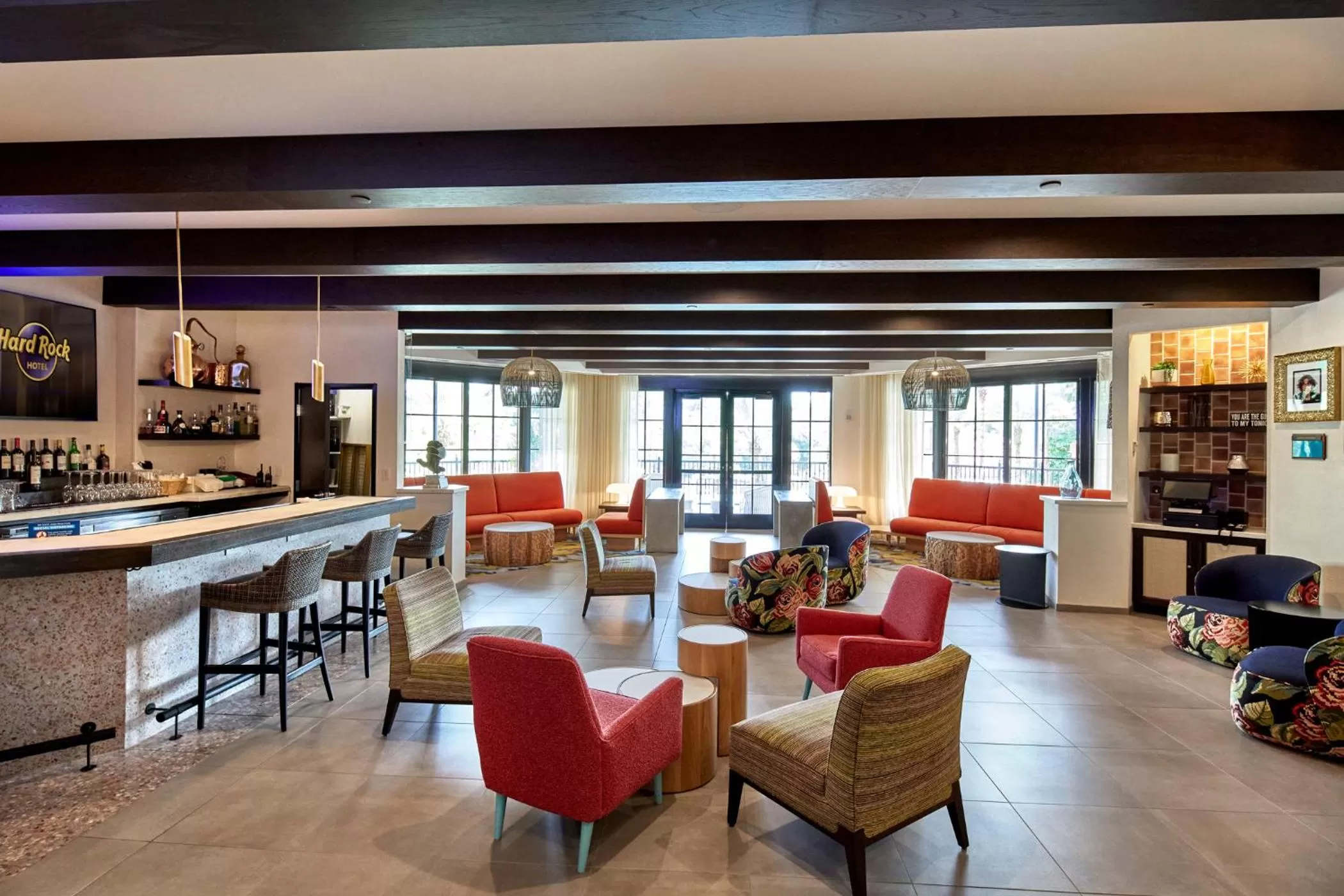 Lounge or bar in Universal's Hard Rock Hotel®
