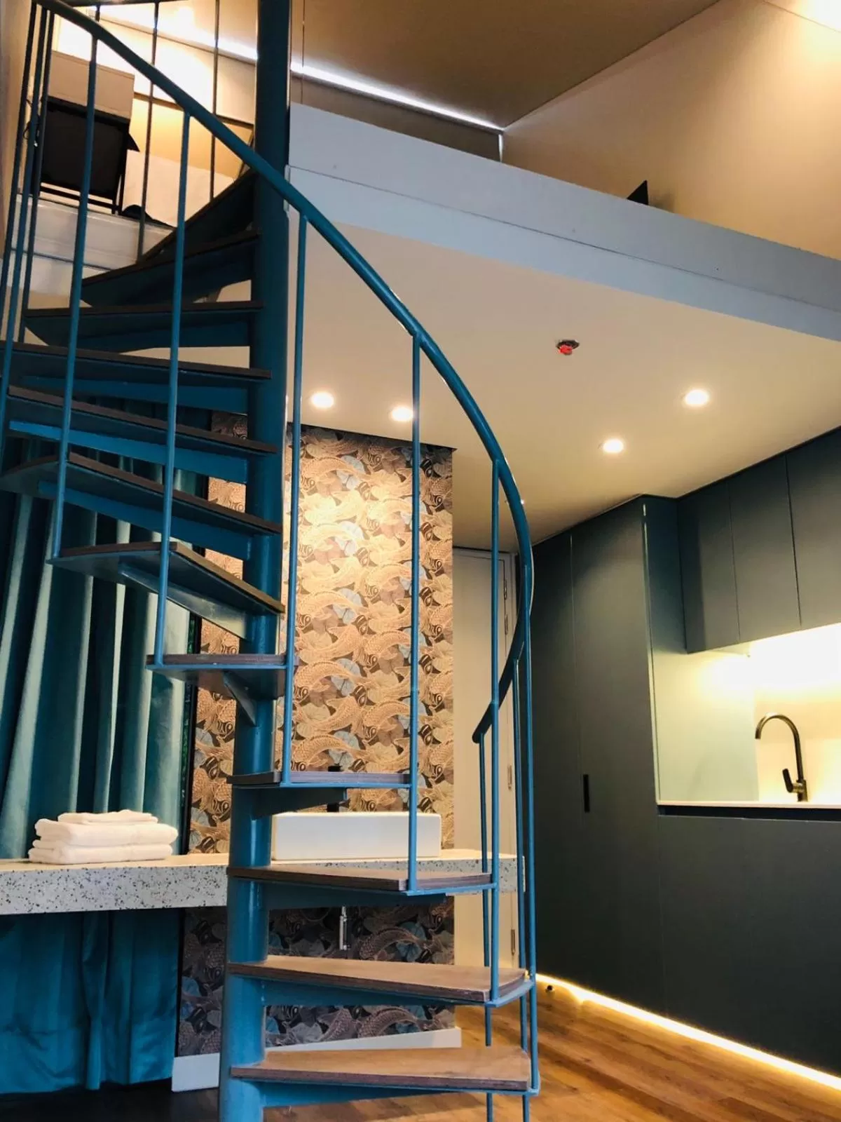 Kitchen or kitchenette, Bed in Grace Chapinero