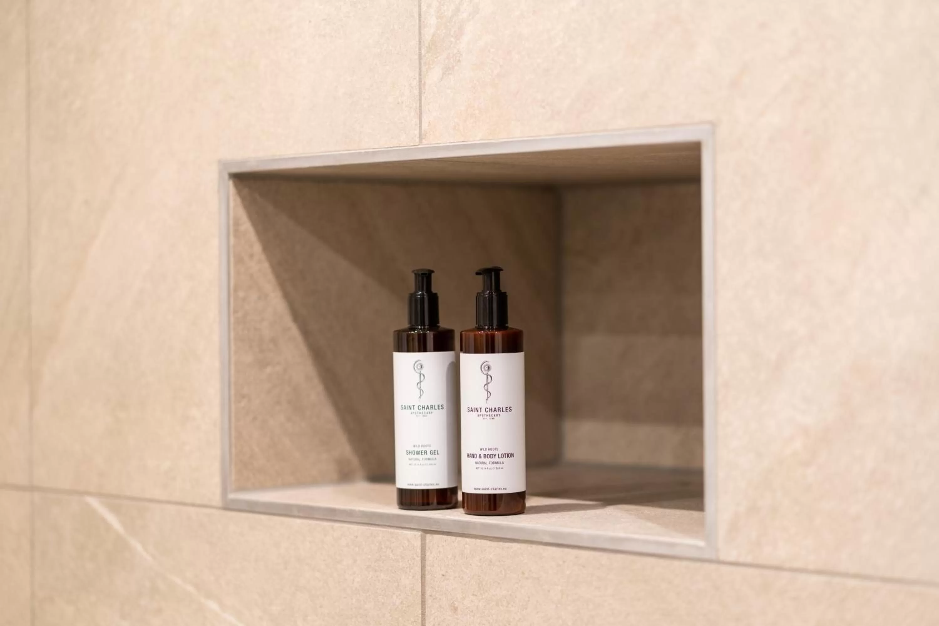 Shower in Black F Tower - Serviced Apartments