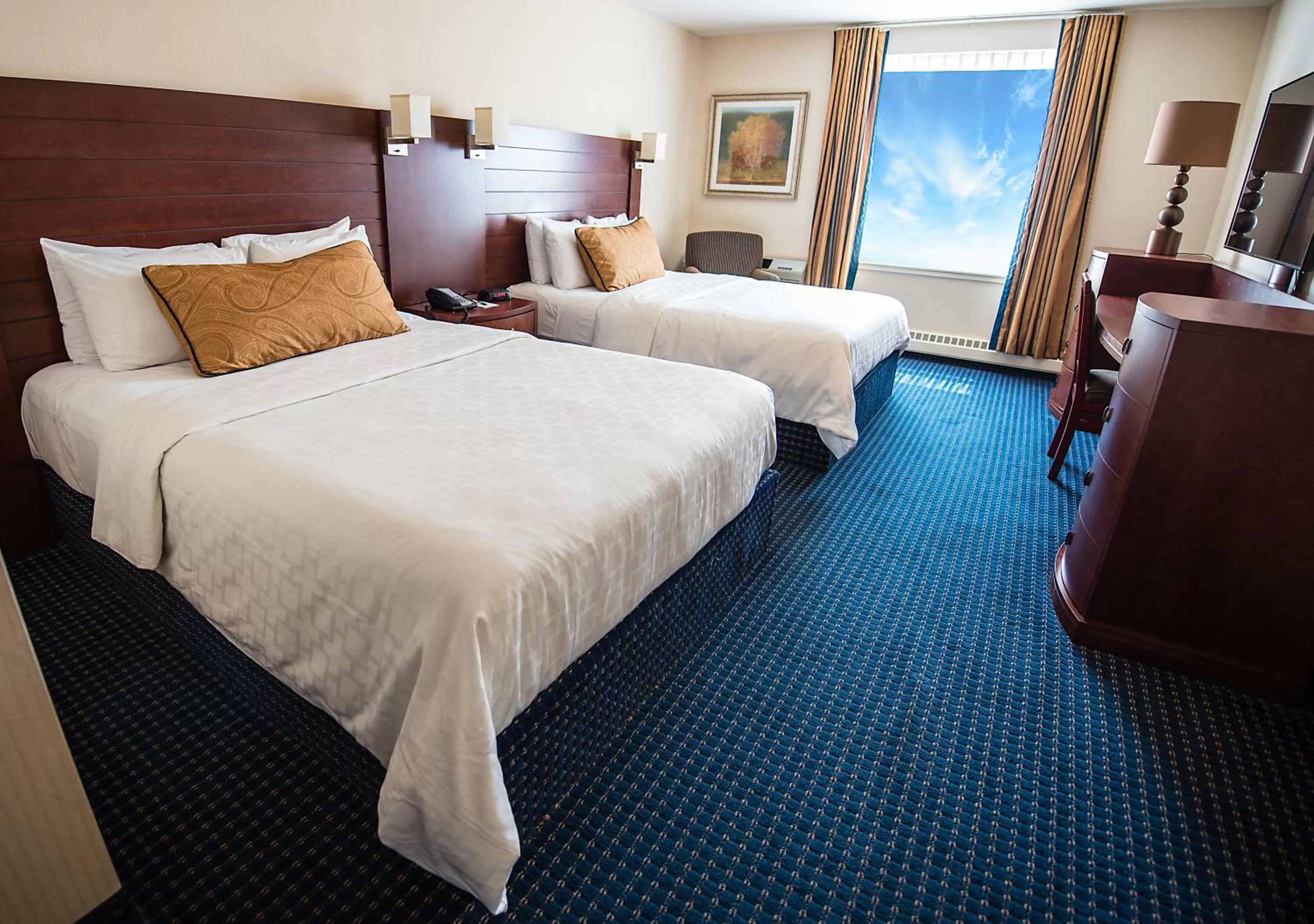 Bed in West Edmonton Mall Inn