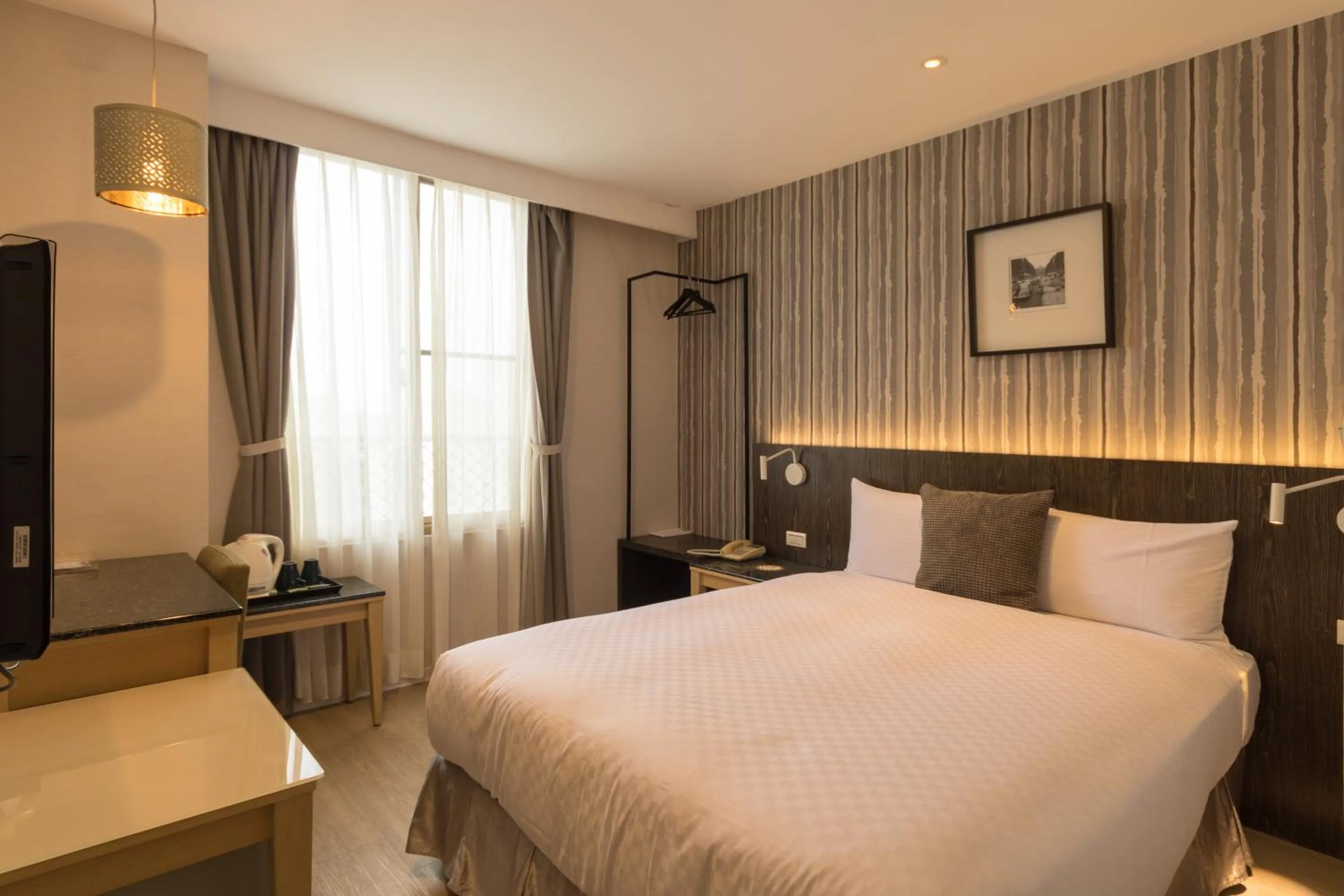 Bed in Tan Tso Ma Li Commercial Hotel