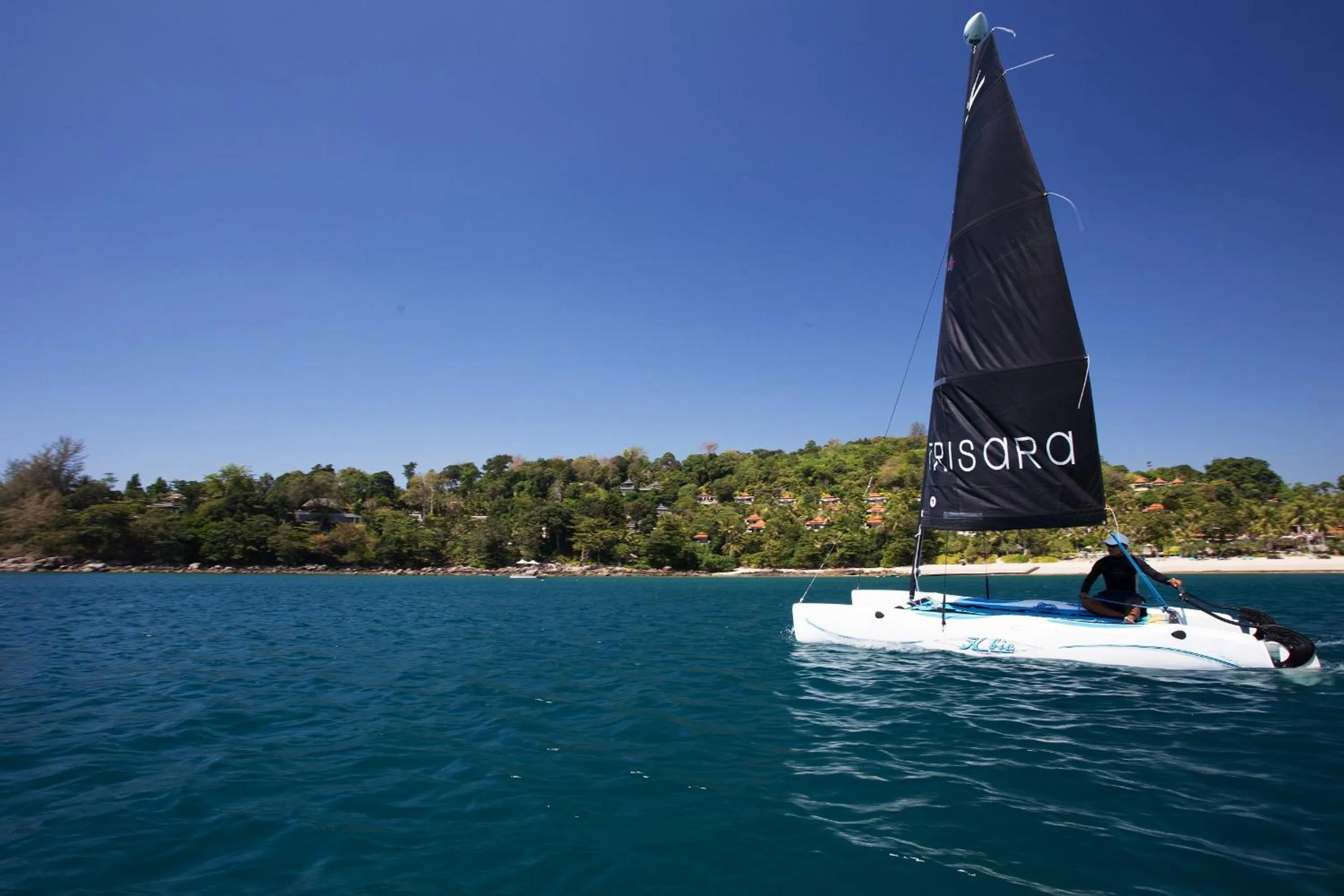Windsurfing in Trisara Villas & Residences Phuket