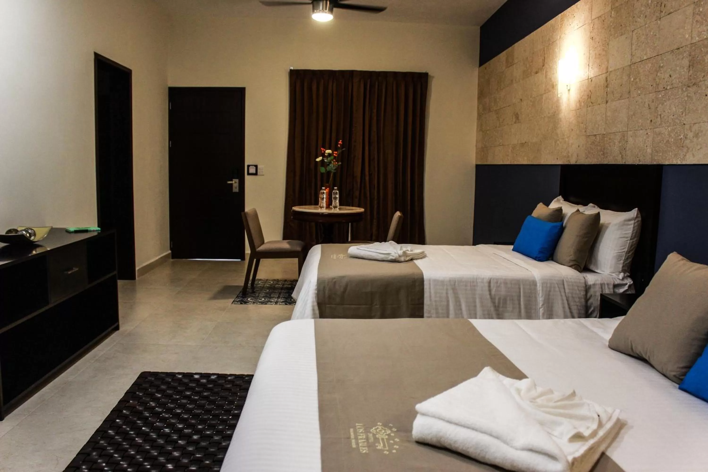 Bed in Hotel Los Frailes, Valladolid, Yucatán